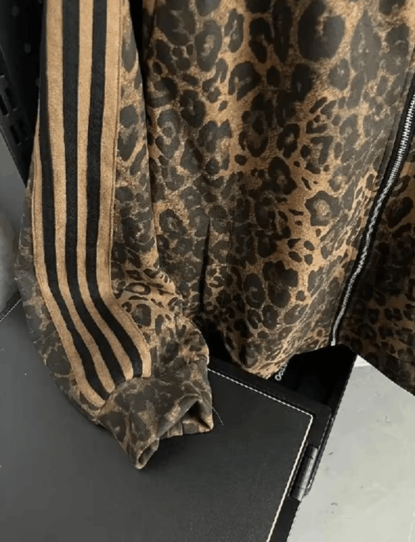 Japanese Brand Leopard print cardigan zipper Size US M / EU 48-50 / 2 - 3 Thumbnail