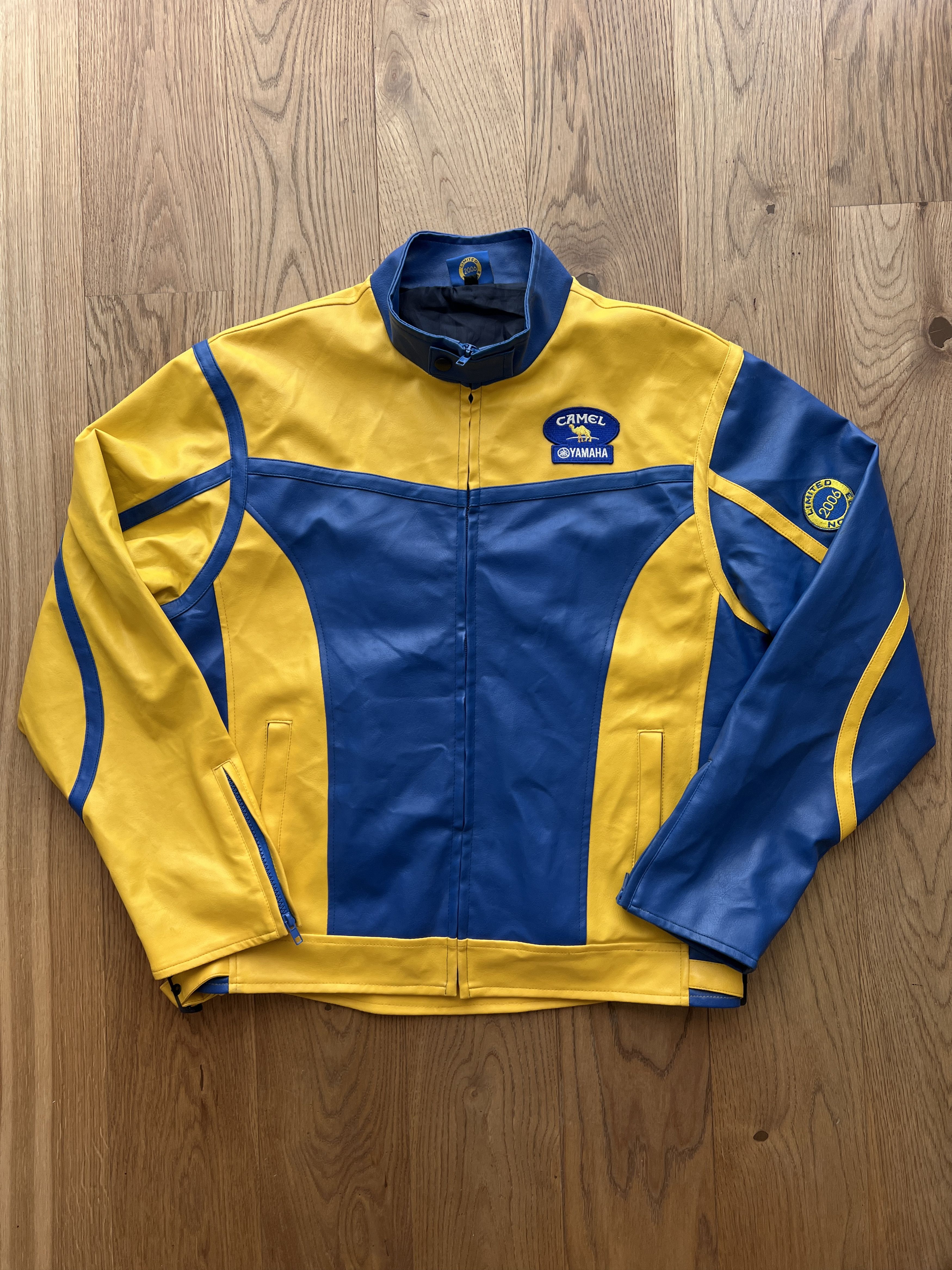 Camel Crazy! 2006 Camel x Yamaha Leather Jacket limited edition Size US L / EU 52-54 / 3 - 3 Thumbnail