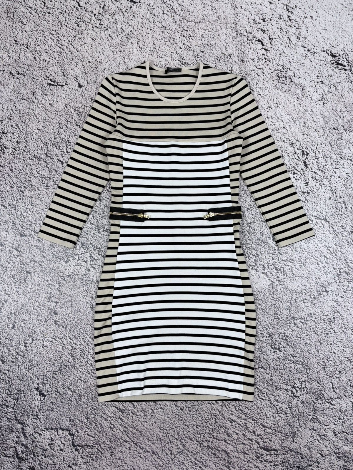 Markus Lupfer Markus Lupfer Striped Knit Bodycon Dress Size S Size S / US 4 / IT 40 - 1 Thumbnail