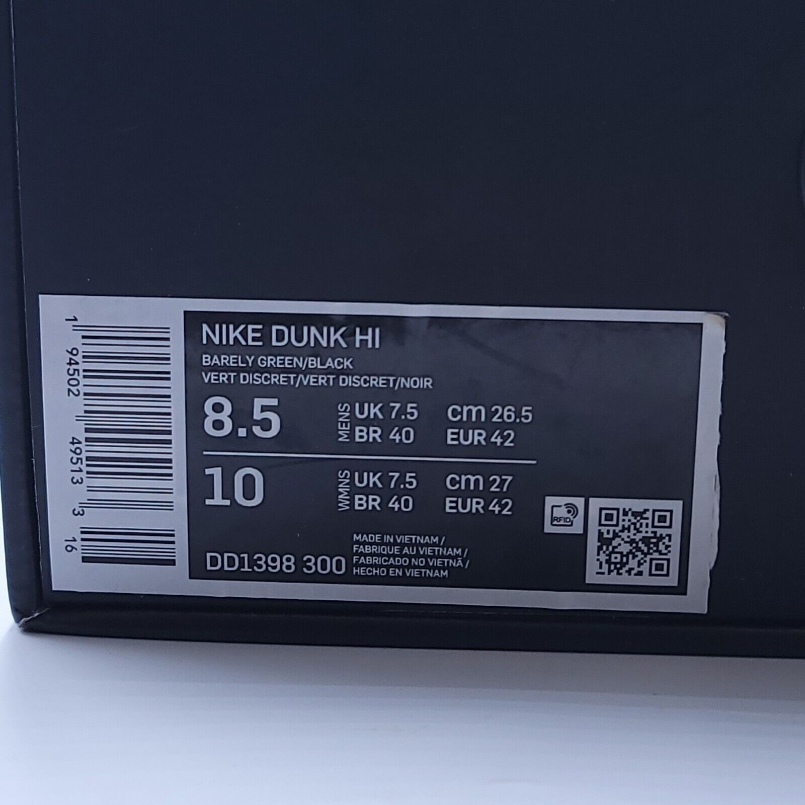 Nike Nike Dunk HI Basketball Shoe Mens Size 8.5 DD1398-300 SE Size US 8.5 / EU 41-42 - 10 Thumbnail