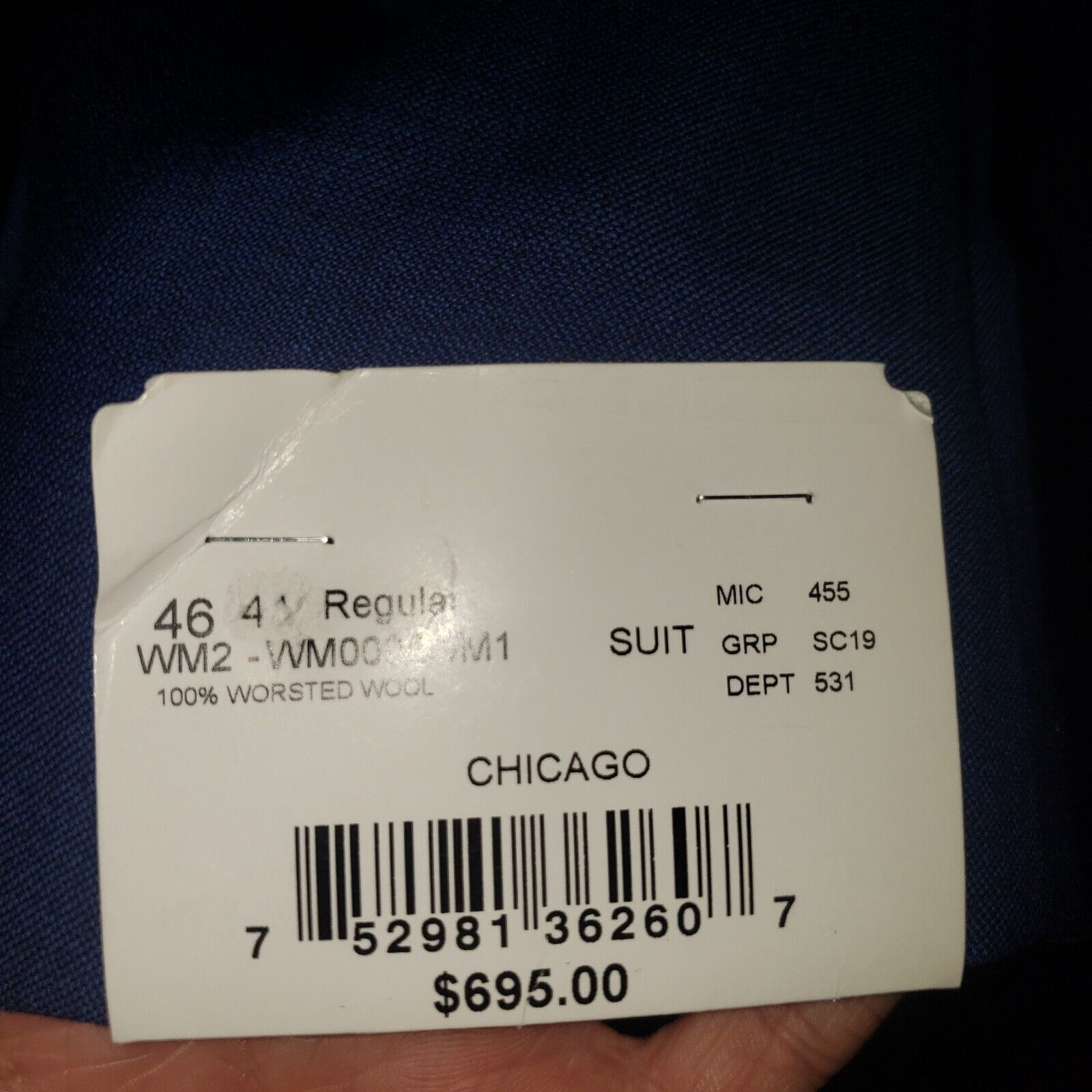 Other Walter Morton Size 46 R 2 Button Blazer Size 46R - 5 Thumbnail