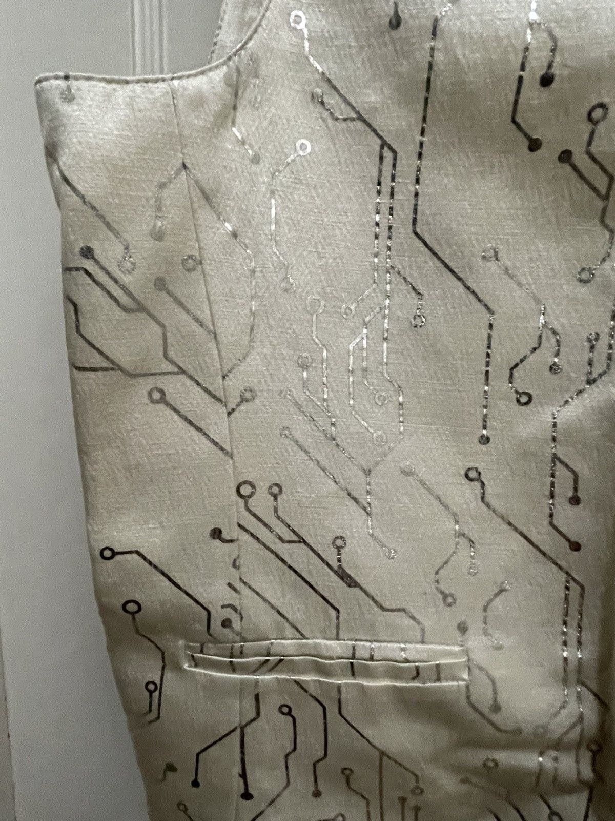 Other Super Unique Cream and Gold Vest Size US M / EU 48-50 / 2 - 4 Thumbnail
