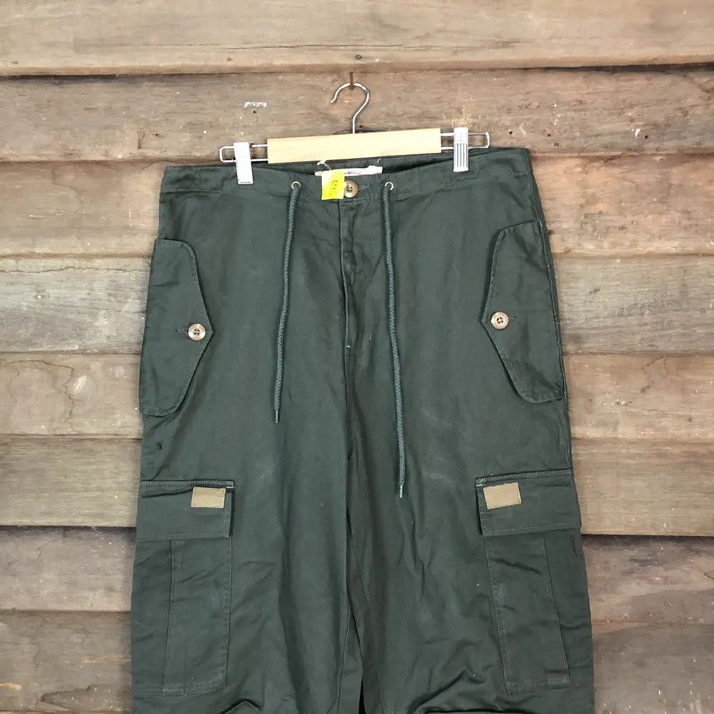 Japanese Brand DL Roshises Yp Trooph Cargo Multipocket Pants #1484 Size US 35 - 10 Thumbnail
