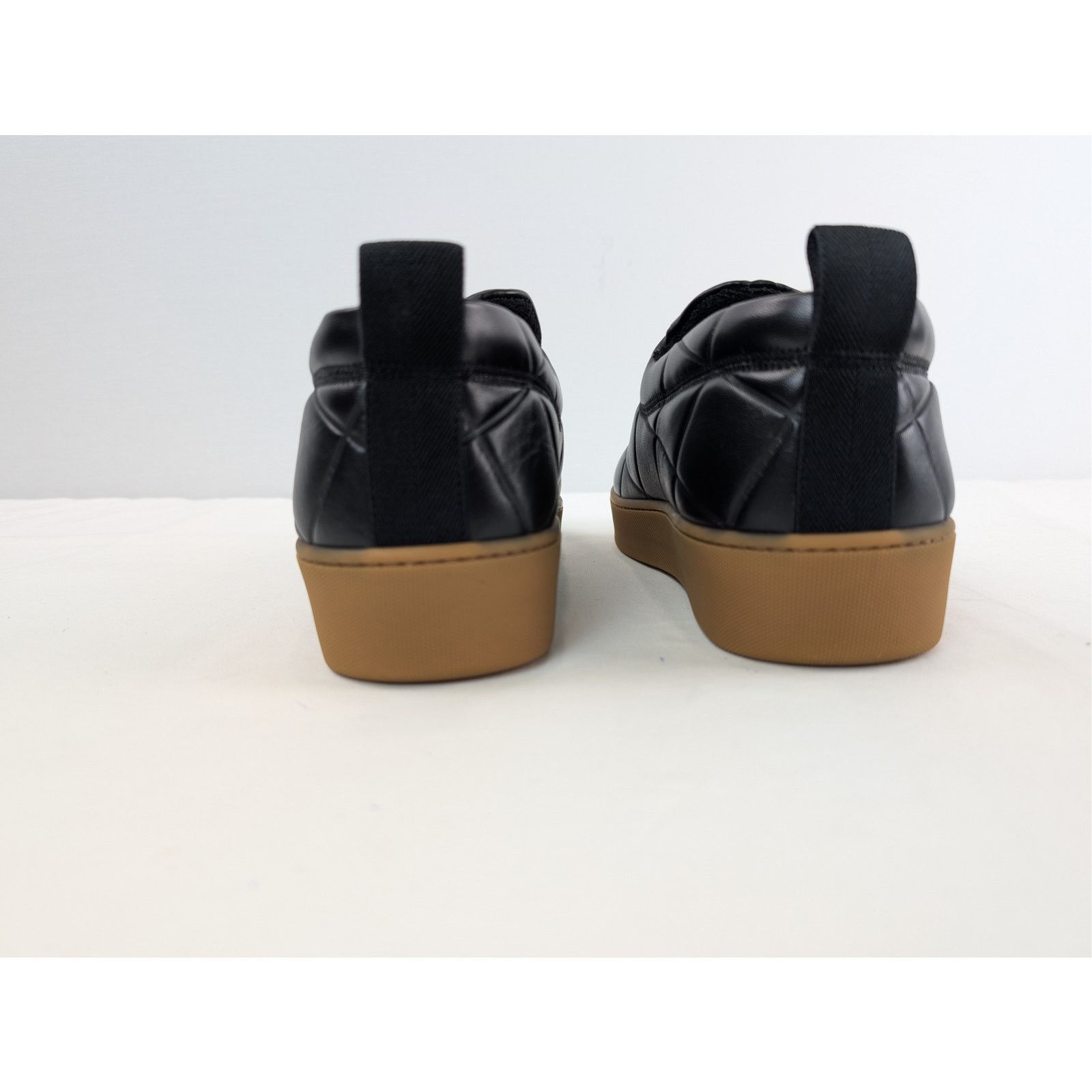 Bottega Veneta o1rshd1 Embossed Lagoon Nappa Quilt Sneaker in Black Size US 11 / EU 44 - 11 Thumbnail