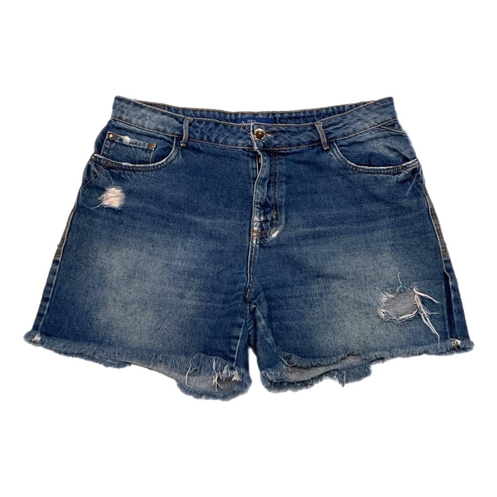 Vintage A | K Denim Cut-Off Shorts Size US 36 / EU 52 - 1 Thumbnail