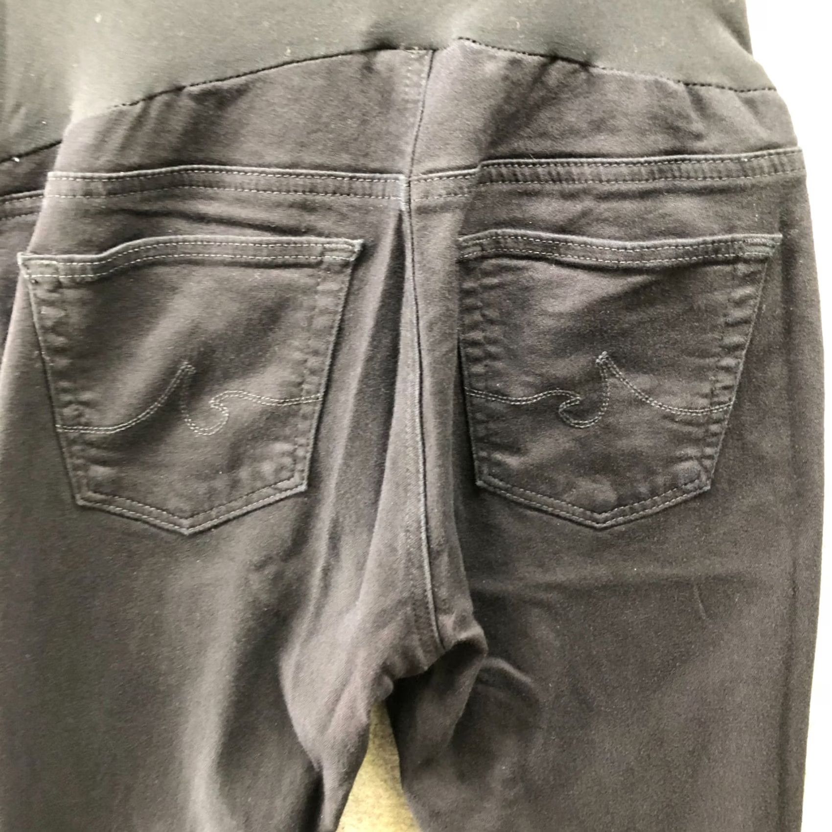 Vintage VINTAGE AG Adriano Goldschmied Womens Jeans 27R Black Skinny Secret Fit Slim High Rise Denim Cotton Blend Stretch Hip Guessing: Note, not vintage? Size 27" / US 4 / IT 40 - 7 Thumbnail