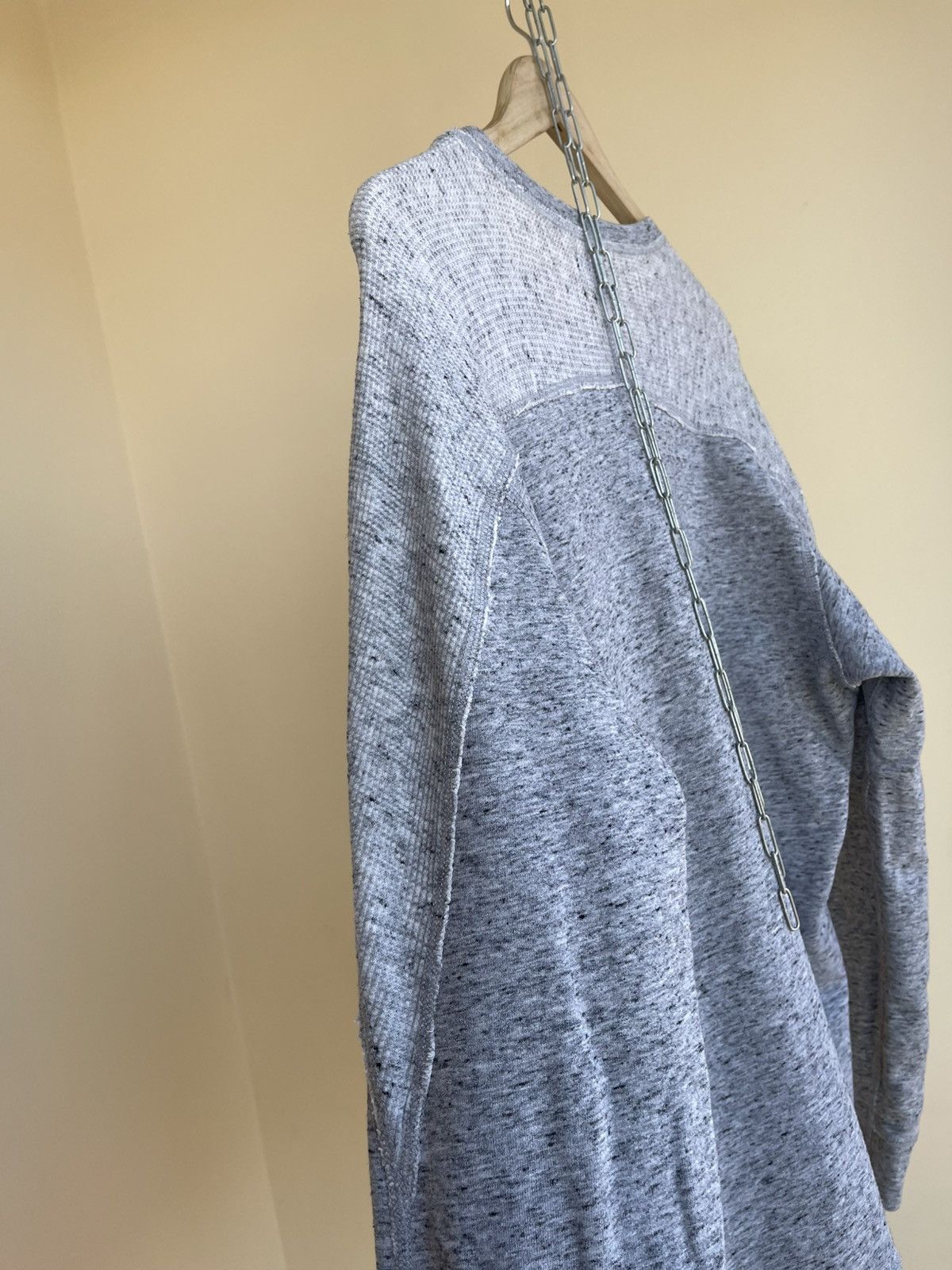 Diesel Diesel S Gladys Regular Fit Waffle Knit Shoulder Sweatshirt Size US L / EU 52-54 / 3 - 9 Thumbnail