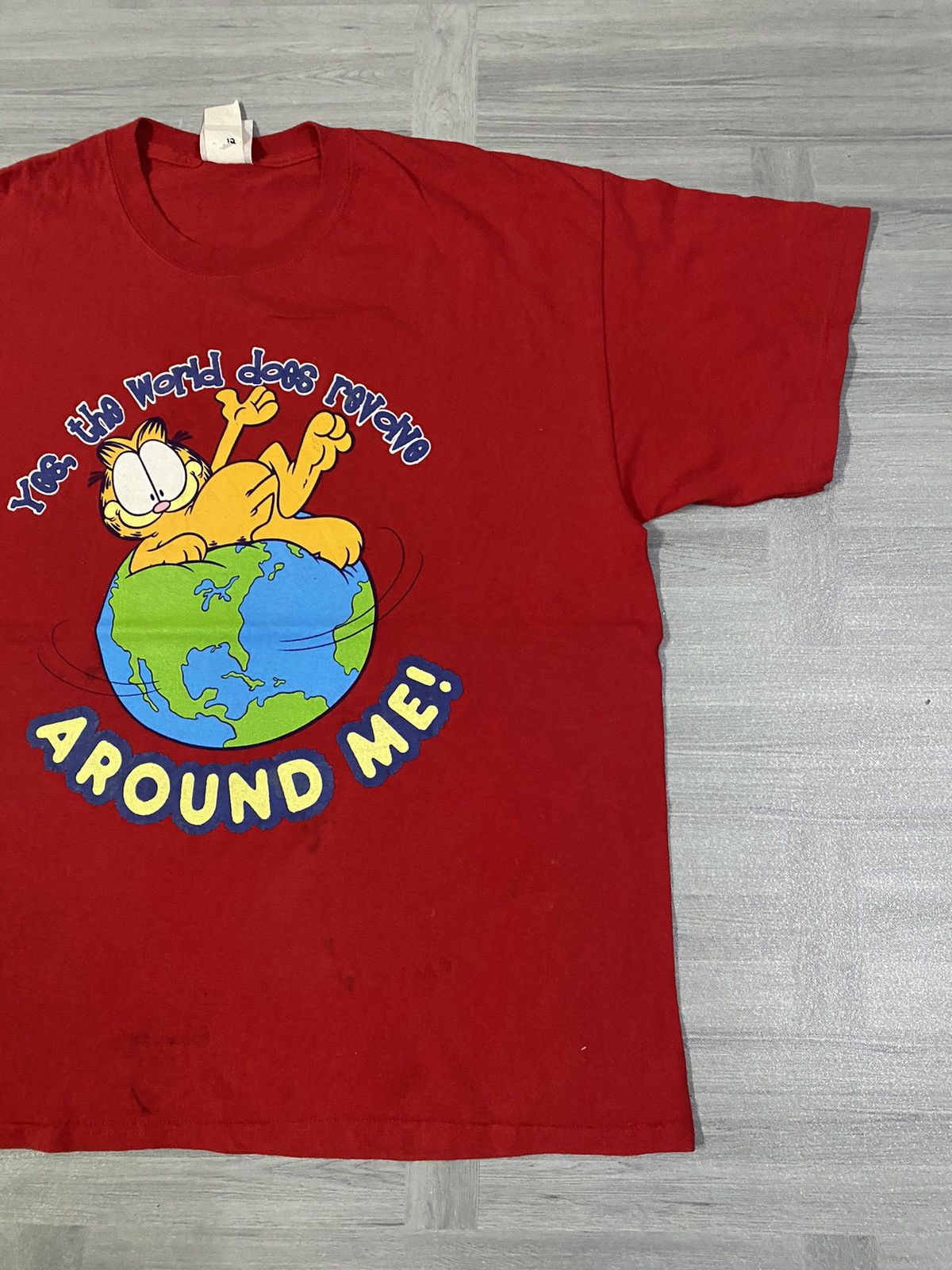Vintage Vintage Garfield “Yes The World Does Revolve Around Me!” Size US XL / EU 56 / 4 - 7 Thumbnail