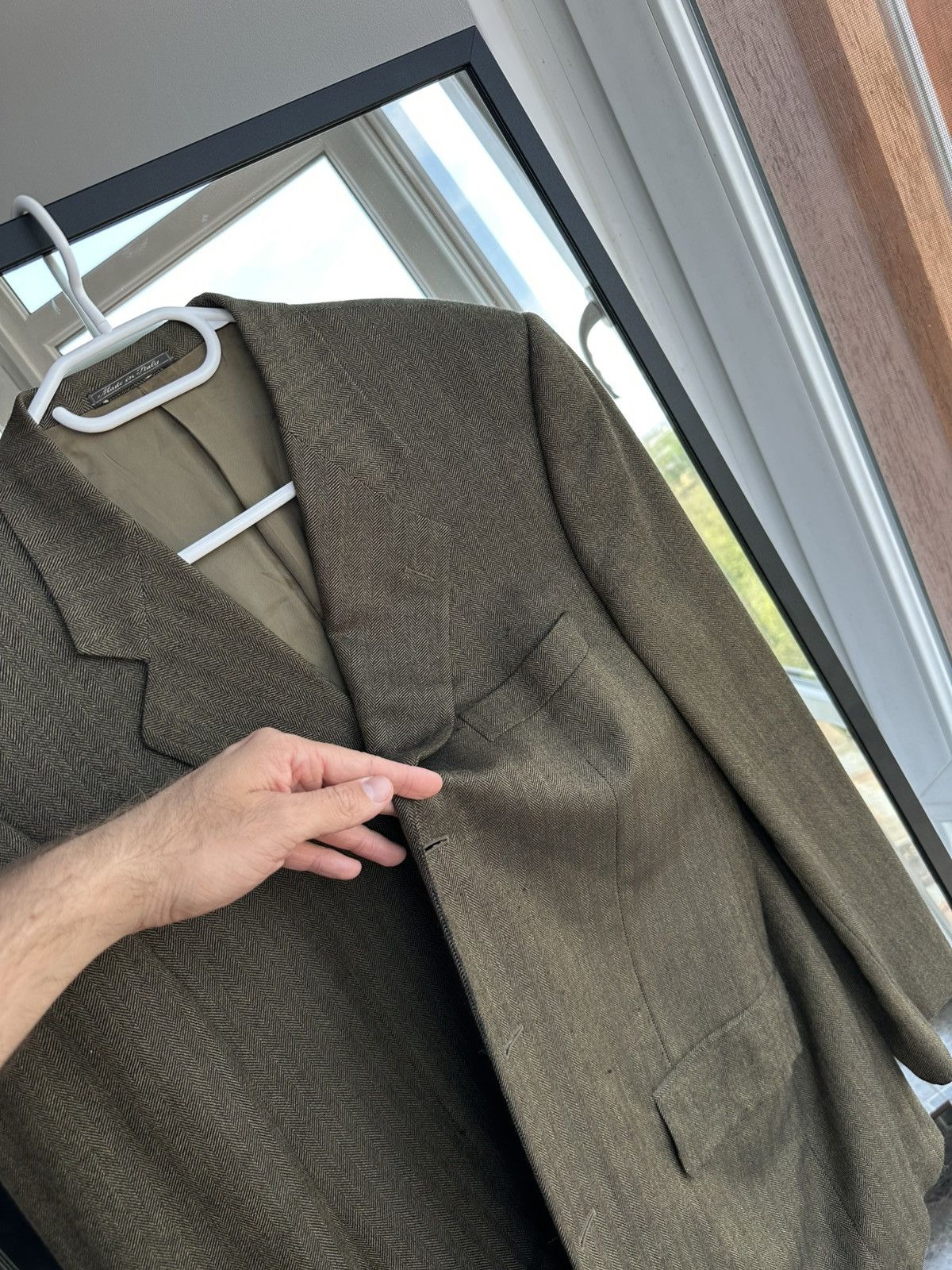 Corneliani Vintage Corneliani Men's Cashmere Blazer Jacket Size 50R - 10 Thumbnail