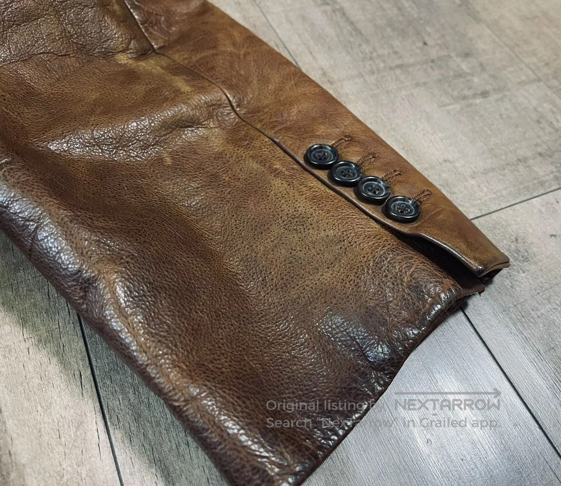 Ralph Lauren Blue Label Ralph Lauren Vintage Leather Jacket. Size US XL / EU 56 / 4 - 6 Thumbnail