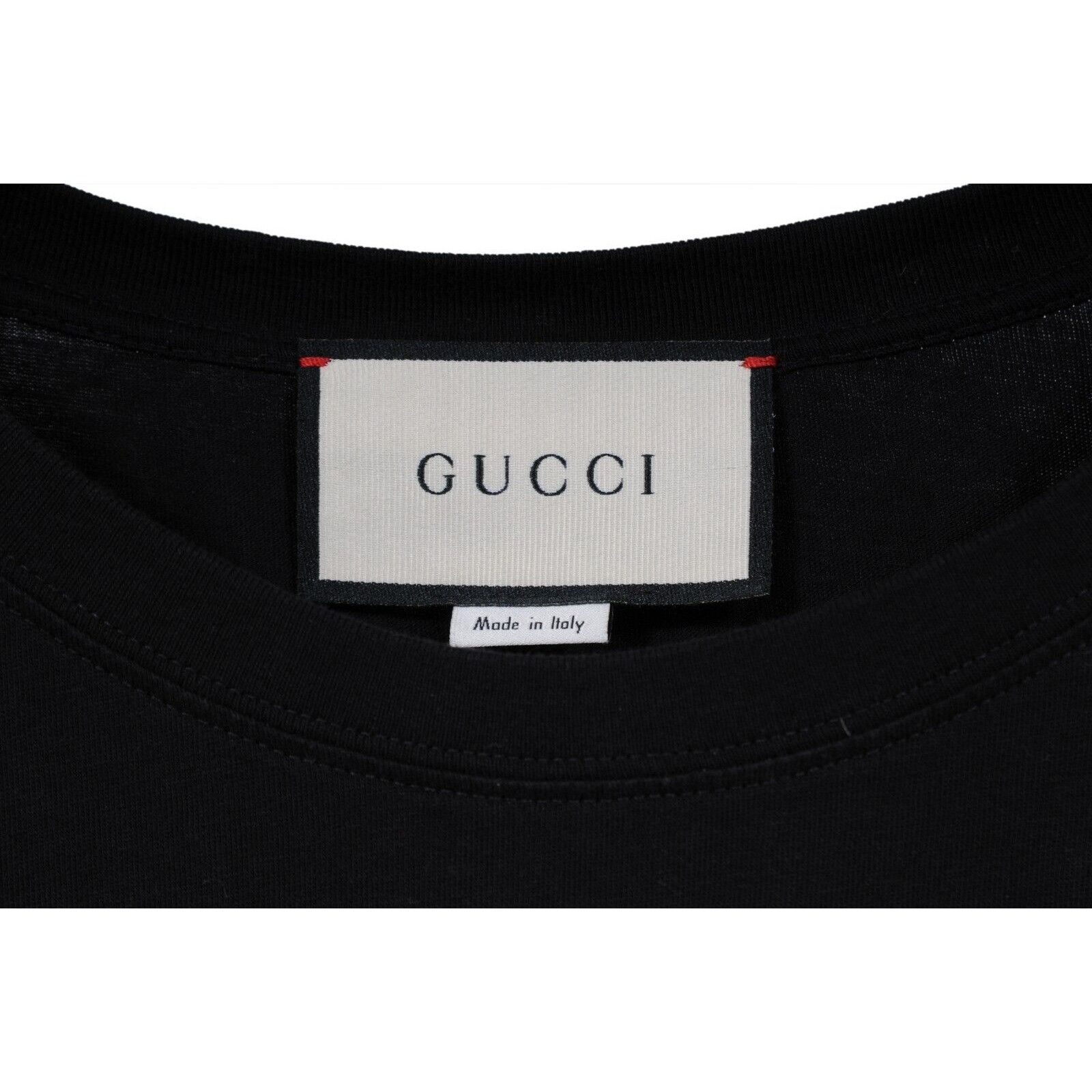 Gucci Metal Logo T Shirt Black Red White Size US M / EU 48-50 / 2 - 4 Thumbnail