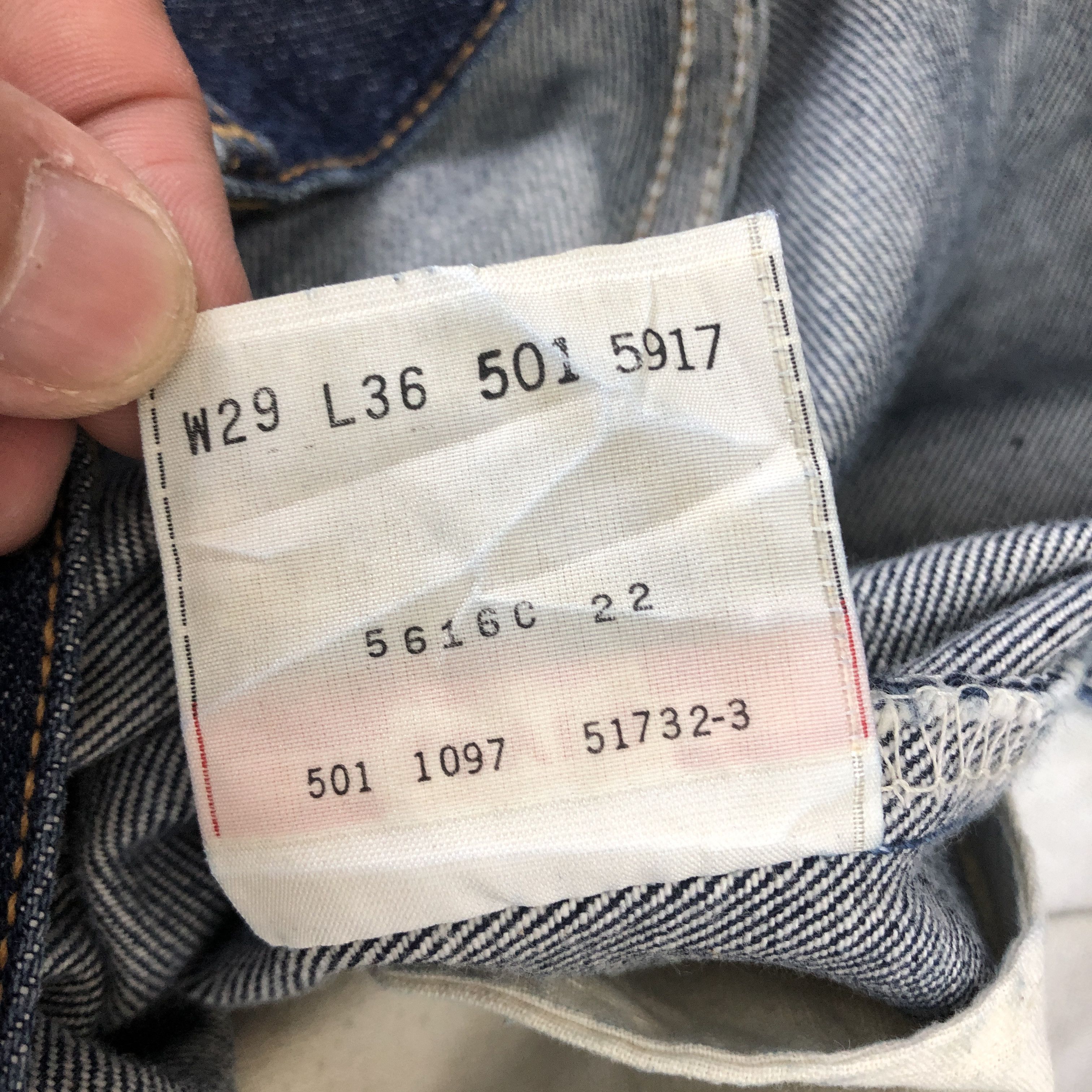 Levi's Vintage 90s Levis 501 Jeans Levi's Indigo Denim - GF30267 Size 26" / US 2 / IT 38 - 9 Thumbnail