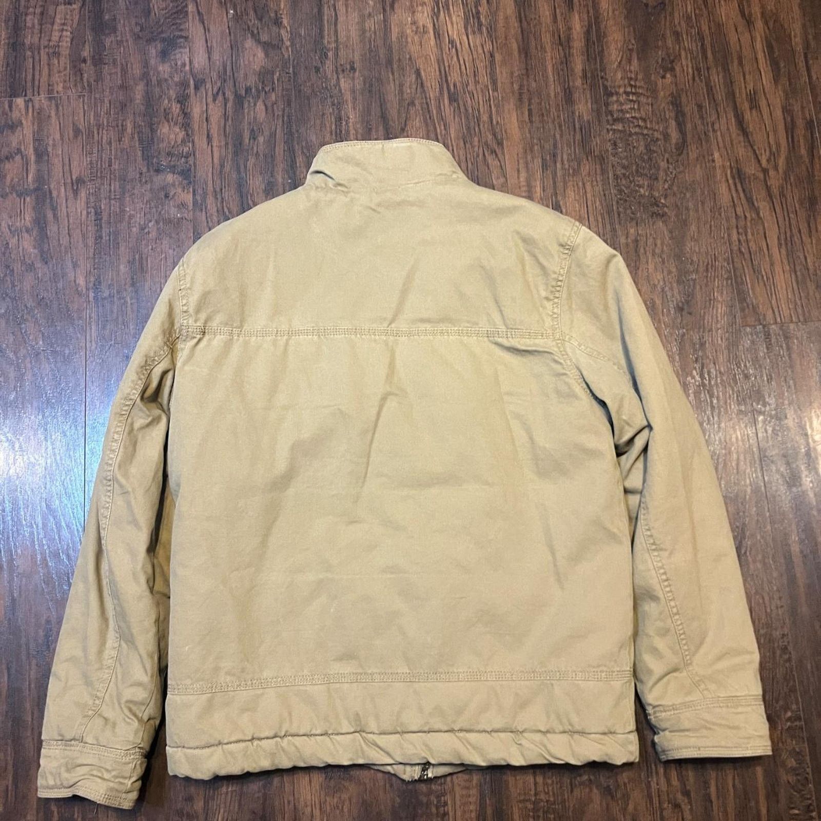 Quiksilver Tan QuikSilver Bomber Puffer Coat Size US M / EU 48-50 / 2 - 3 Thumbnail
