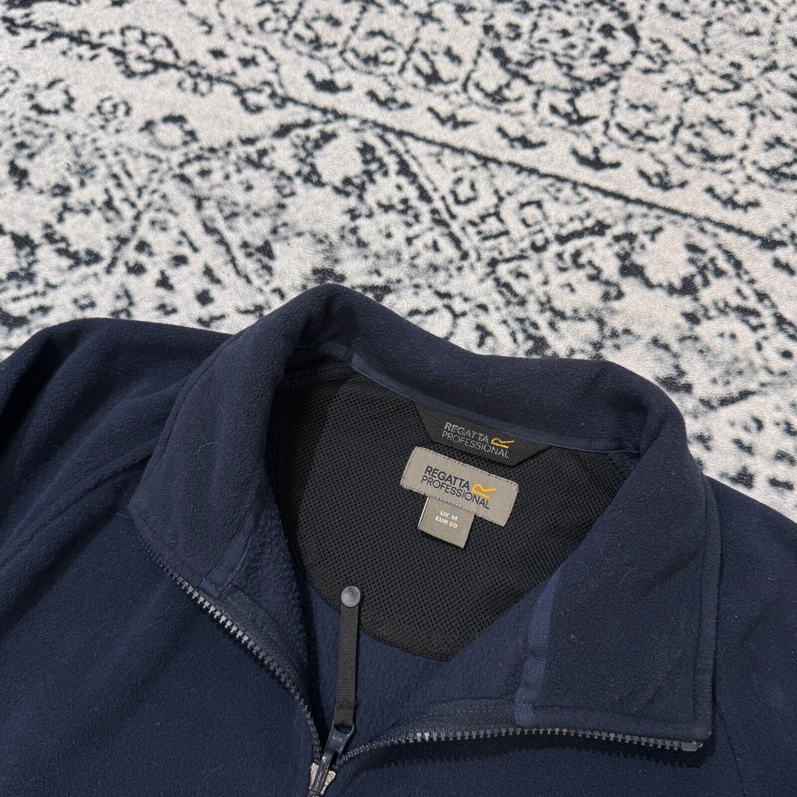 Vintage Vintage Regatta Navy Polyester Fleece Zip Size M Outdoor 90s Size US M / EU 48-50 / 2 - 7 Thumbnail