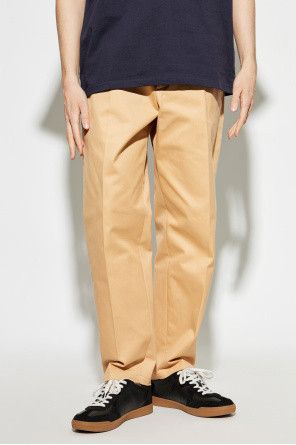 Jil Sander o1loc1c0426 Cotton Trousers in Beige Size US 32 / EU 48 - 3 Thumbnail