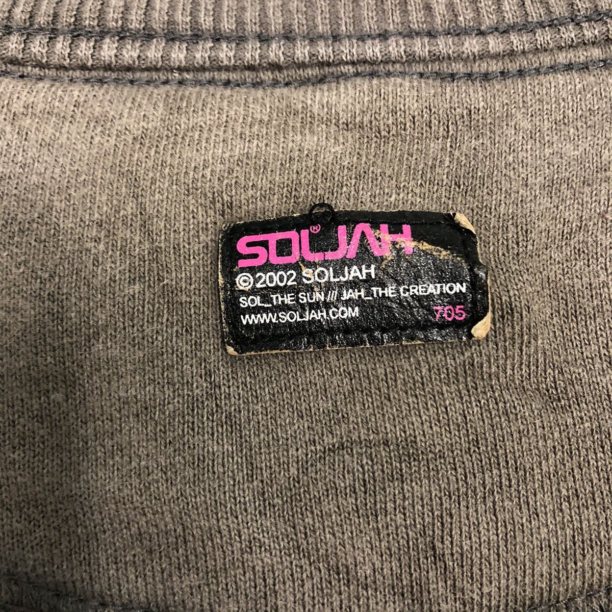 Japanese Brand 📌Vintage Sweatshirt Soljah Big Logo Punk Design Size US M / EU 48-50 / 2 - 14 Thumbnail