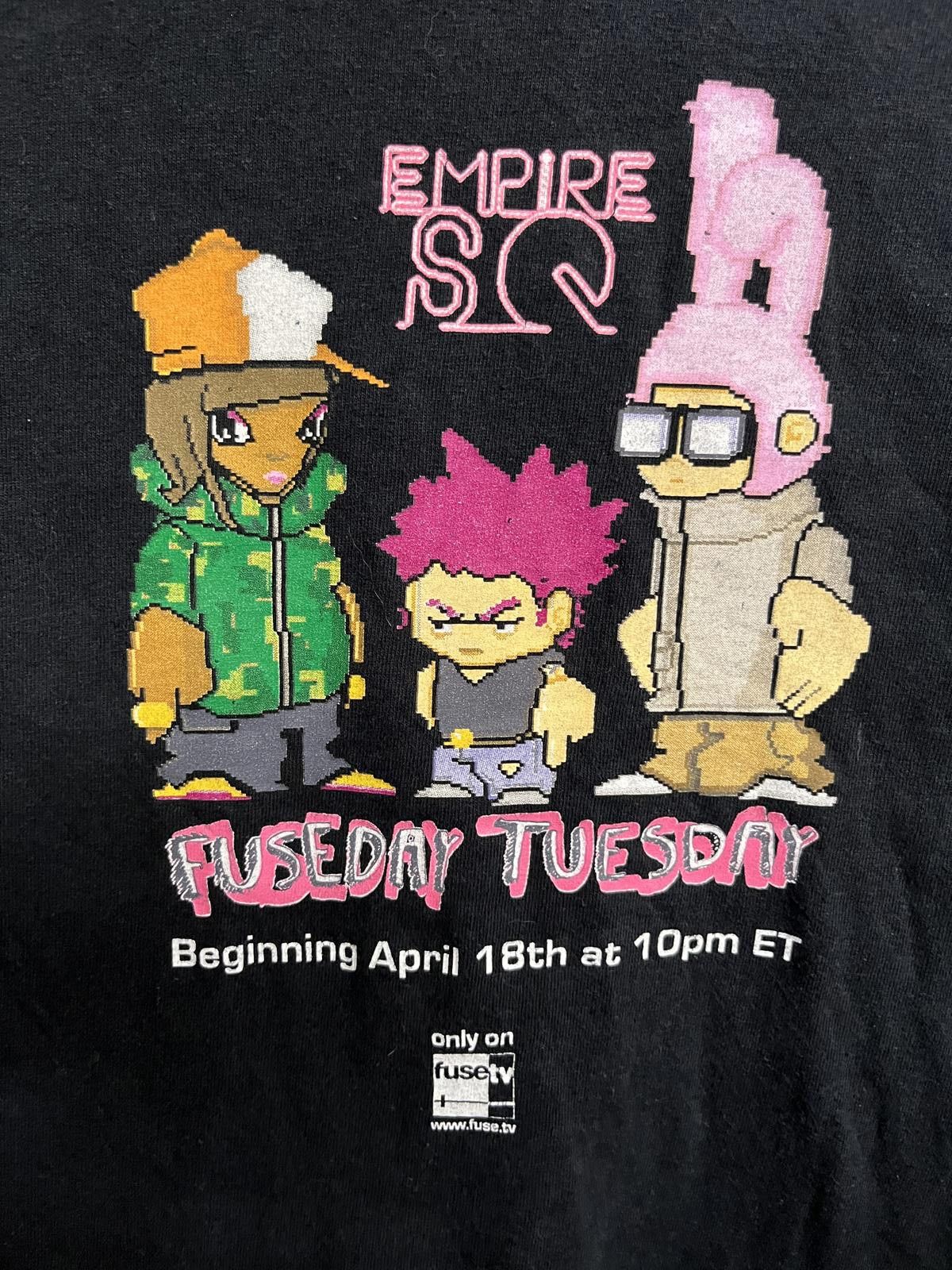 Gildan Empire Square Cartoon Show Promo T-shirtFuse TV Animation XL Size US XL / EU 56 / 4 - 3 Thumbnail