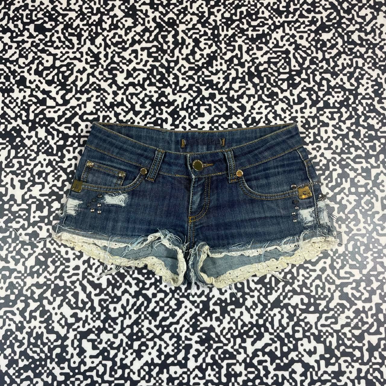 Dolce & Gabbana Vintage Y2K Dolce Gabbana Sexy Luxury Distressed Style Short Size 27" / US 4 / IT 40 - 1 Thumbnail