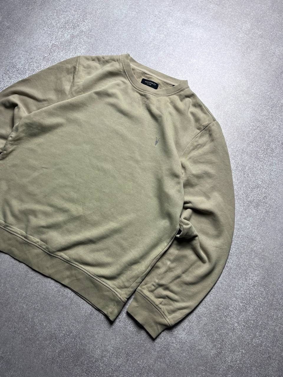Vintage Allsaints Boxy Sand Sweatshirt Y2K XL