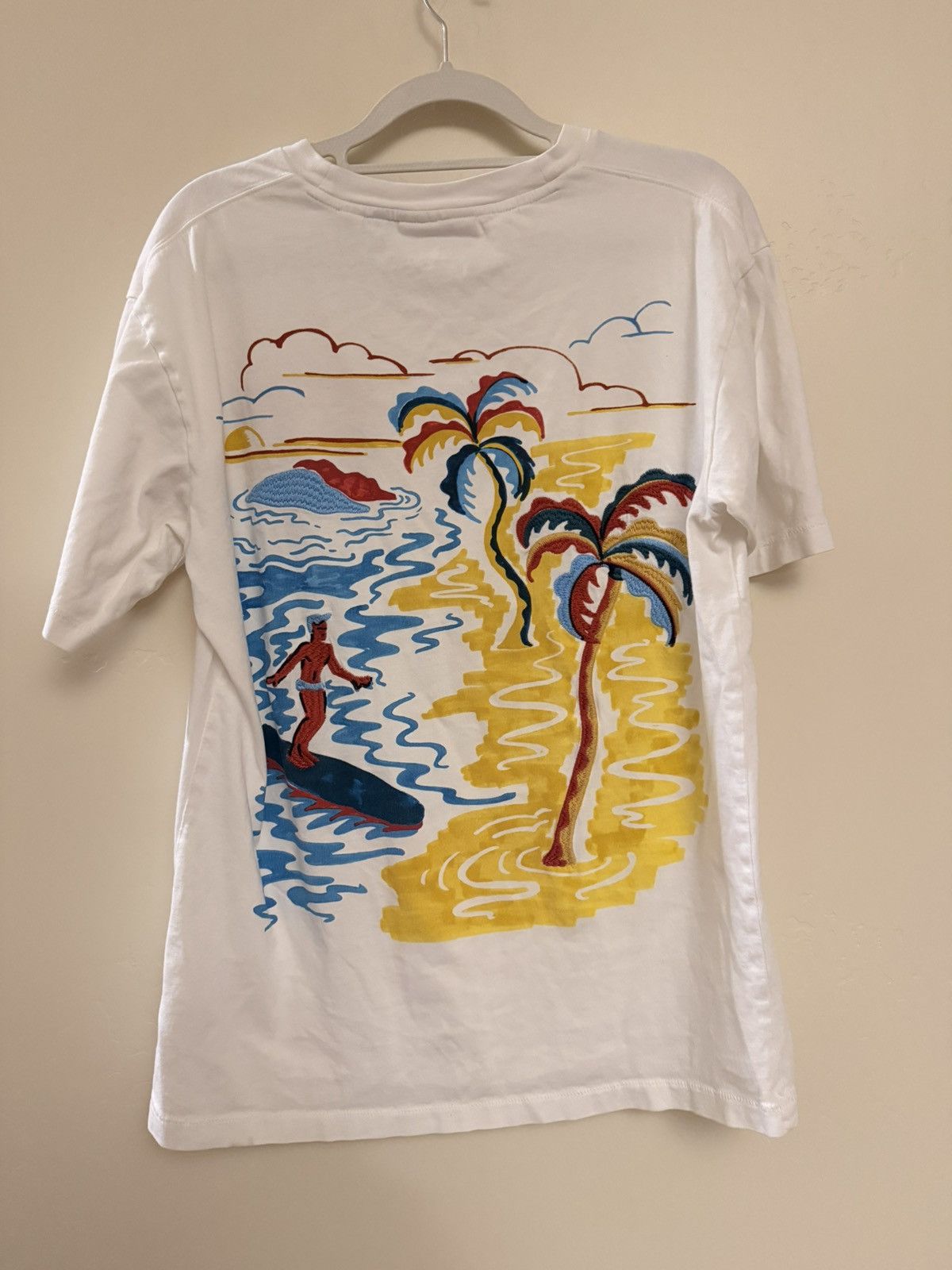 Vintage Vintage Scotch & Soda Embroidered Surf Tee Size US S / EU 44-46 / 1 - 4 Thumbnail