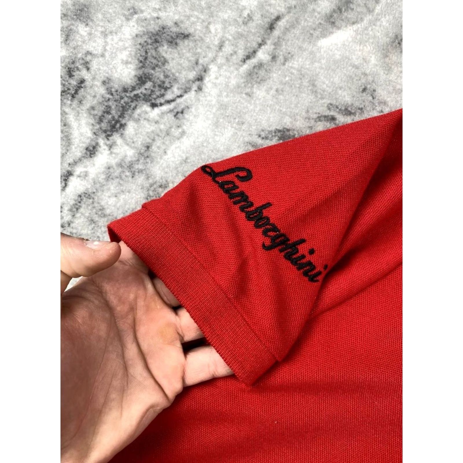 Lamborghini Lamborghini Polo Shirt Men M Red Logo Short Sleeve Shirt Size US M / EU 48-50 / 2 - 3 Thumbnail
