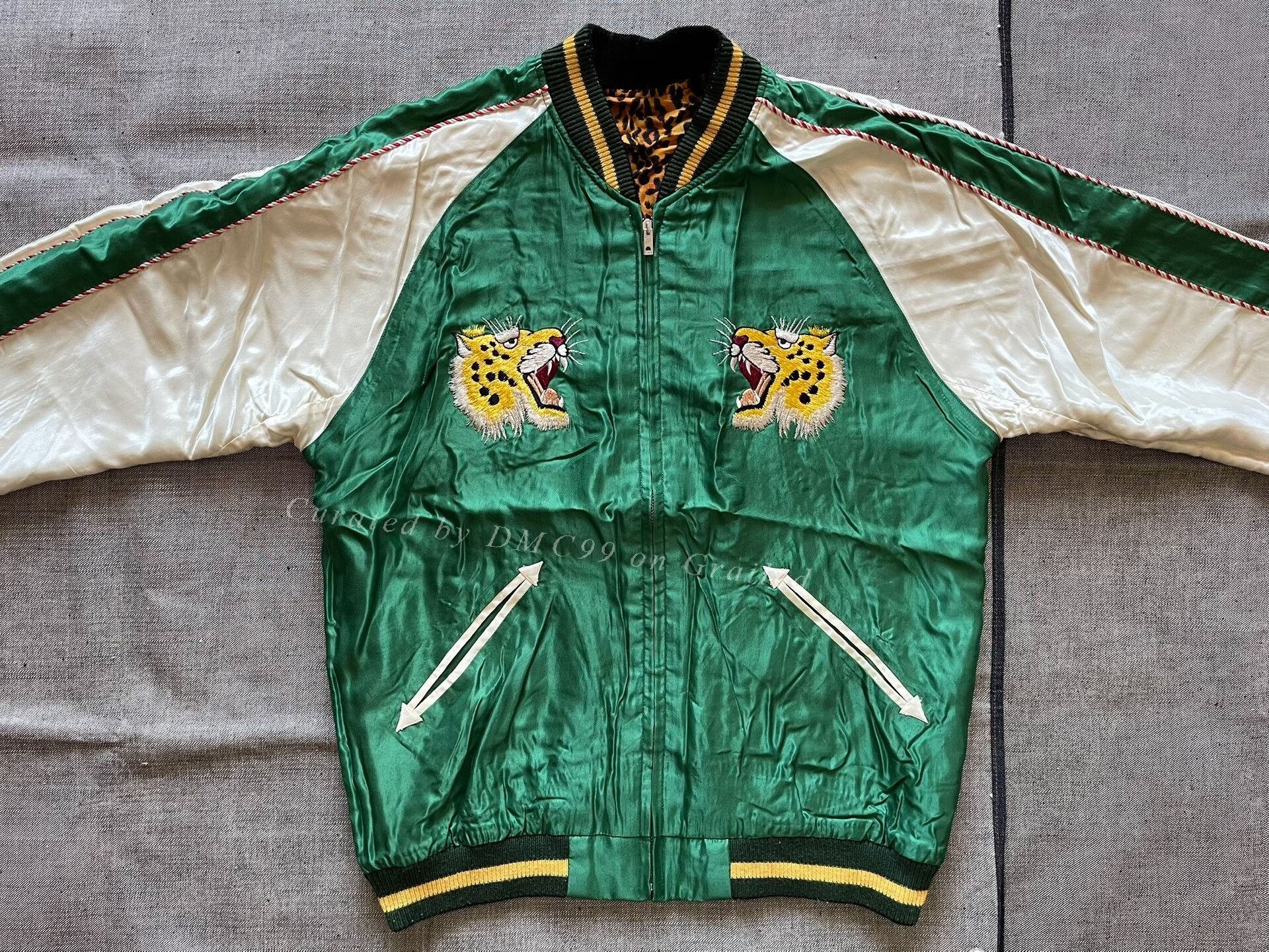 Beams Japan Toyo Beams Leopard Souvenir Embroidery Jacket Size US L / EU 52-54 / 3 - 1 Thumbnail