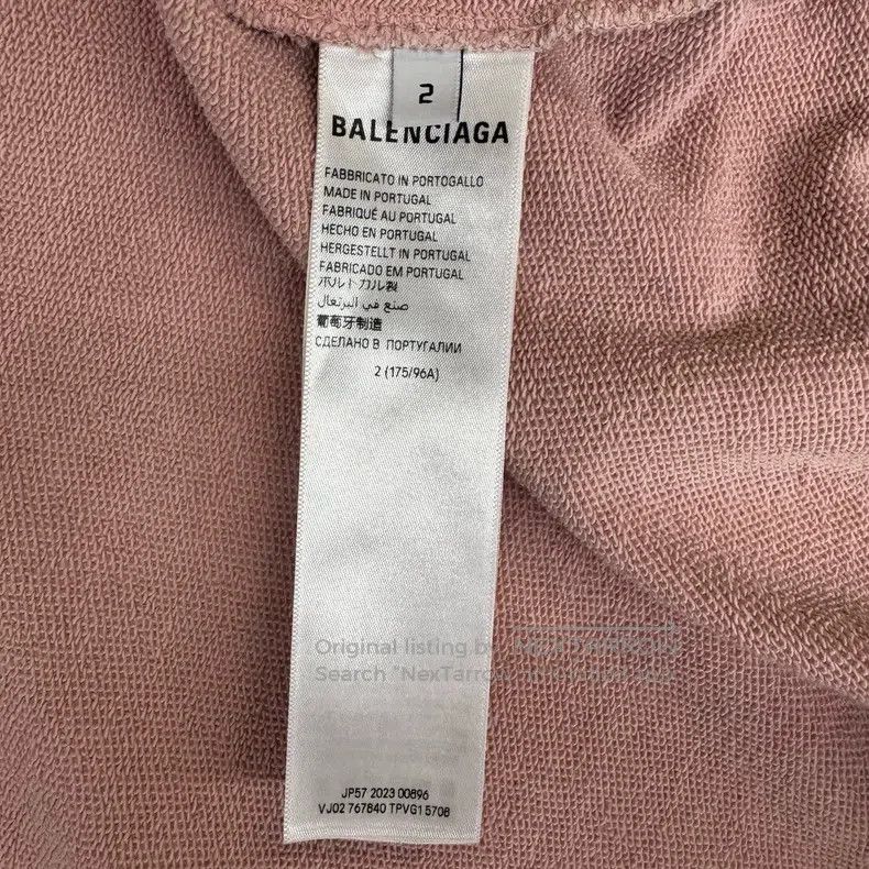 Balenciaga Balenciaga Pink Zip-Up Hoodie Size US M / EU 48-50 / 2 - 4 Thumbnail