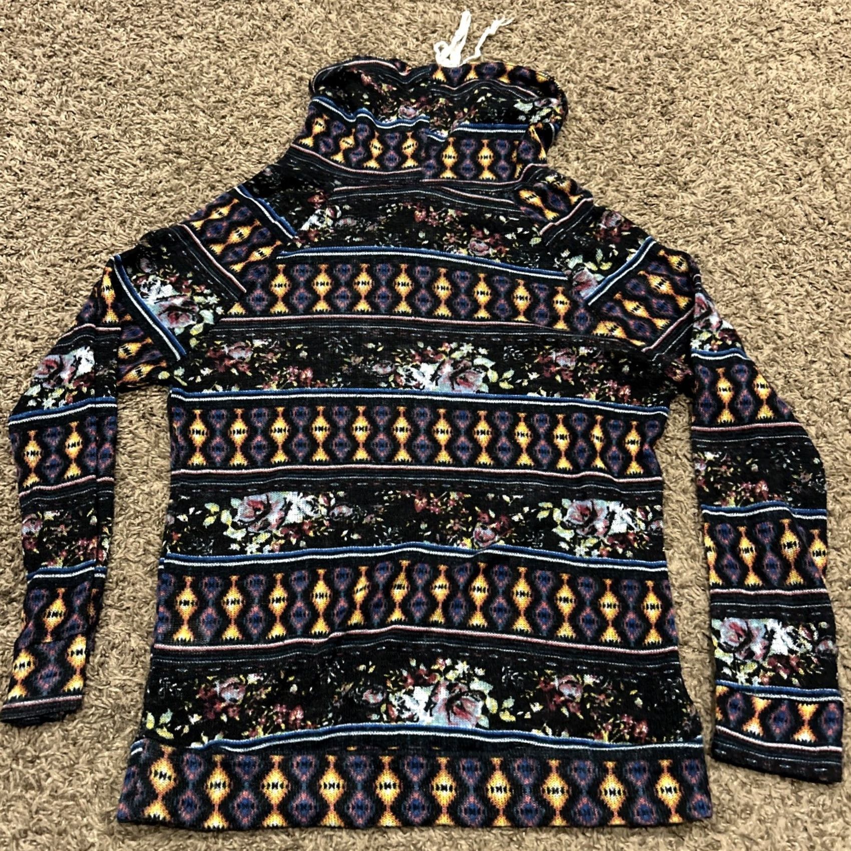 Vintage Self Esteem Shirt Women's Small Long Sleeve Cowl Neck W/pockets B22 Size S / US 4 / IT 40 - 3 Thumbnail