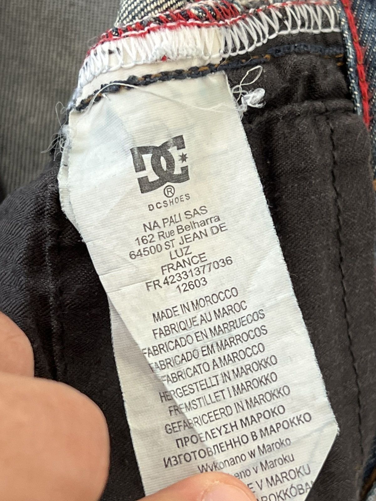 DC Vintage Dc Shoes Big Logo Loose Fit Y2K Opium Selvage Jeans Size US 34 / EU 50 - 18 Thumbnail