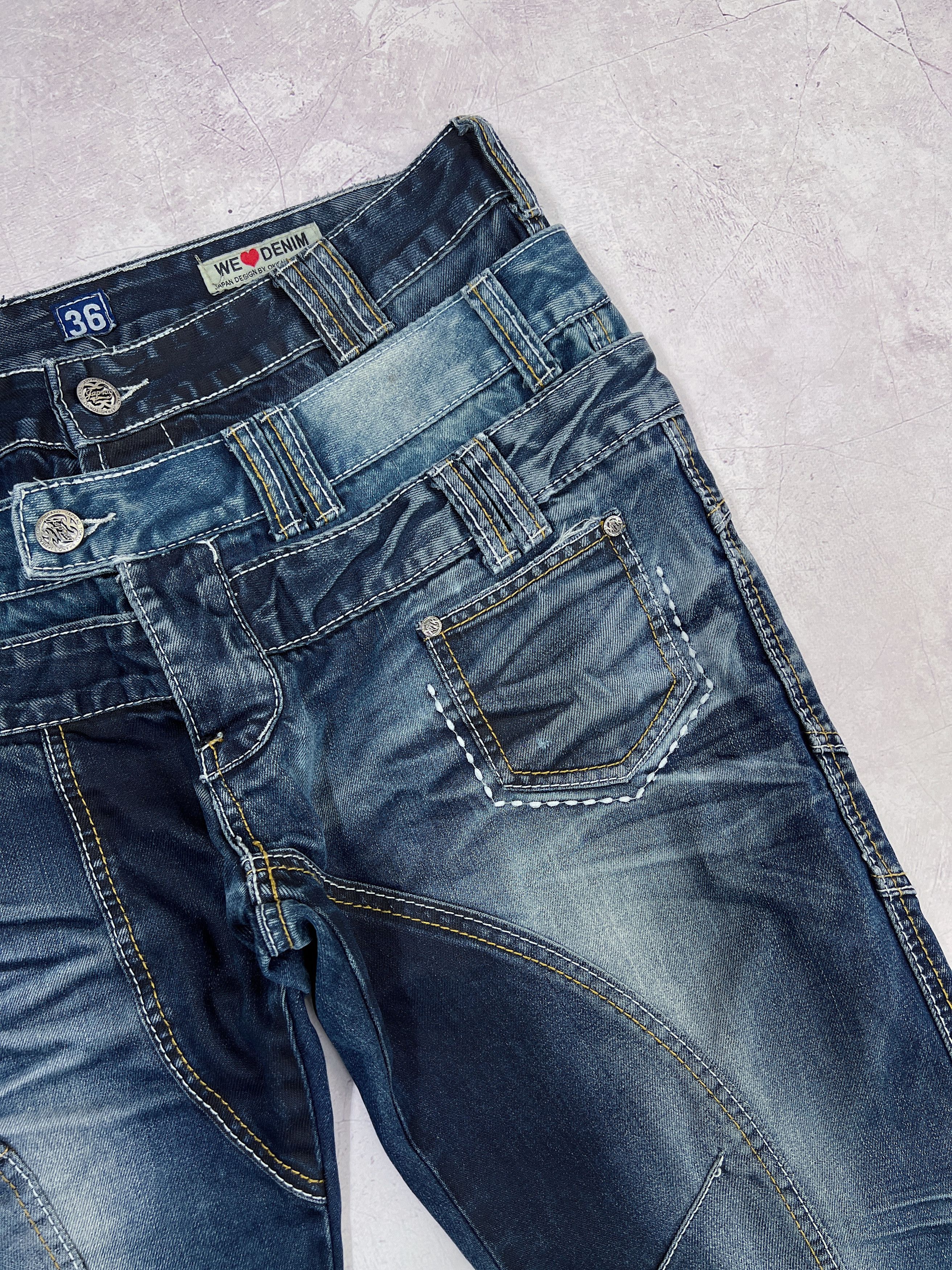 Japanese Brand Japrag Denim By Okishana Samoko Japanese Jeans Pants Size US 36 / EU 52 - 7 Thumbnail