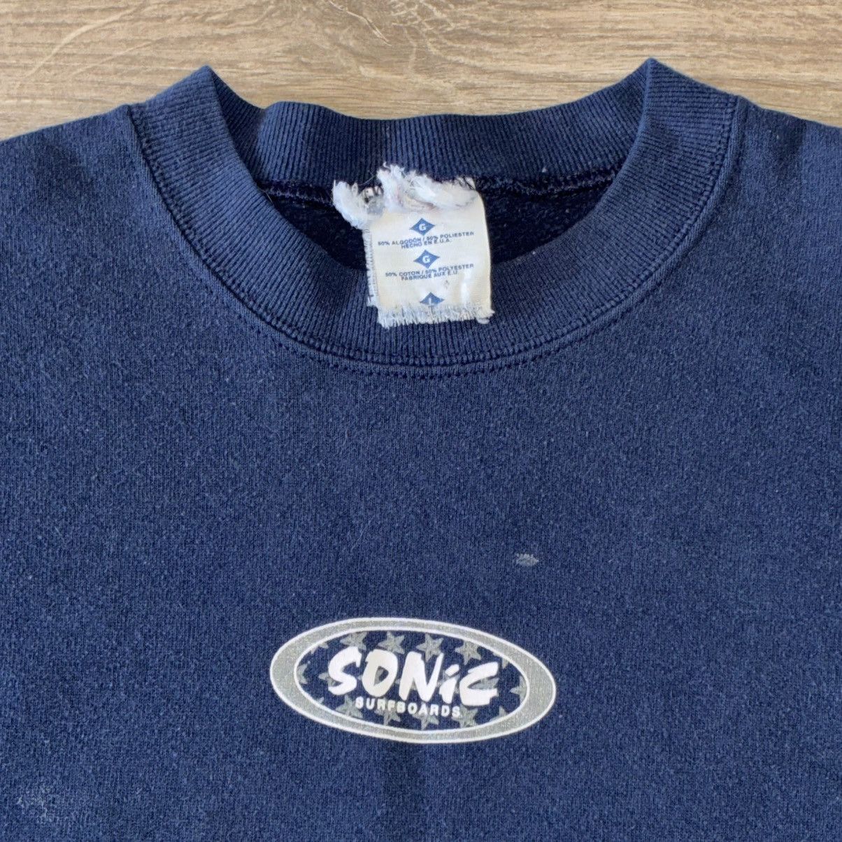 Other Sonic Surfboards navy crewneck sweatshirt Size US L / EU 52-54 / 3 - 4 Thumbnail