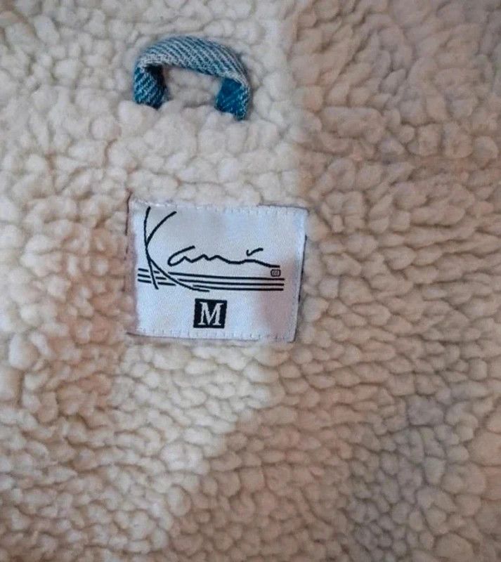 Karl Kani Vintage Karl Kani KK Sherpa Denim Jacket Boxy Baggy Fit M/L Size US M / EU 48-50 / 2 - 9 Thumbnail