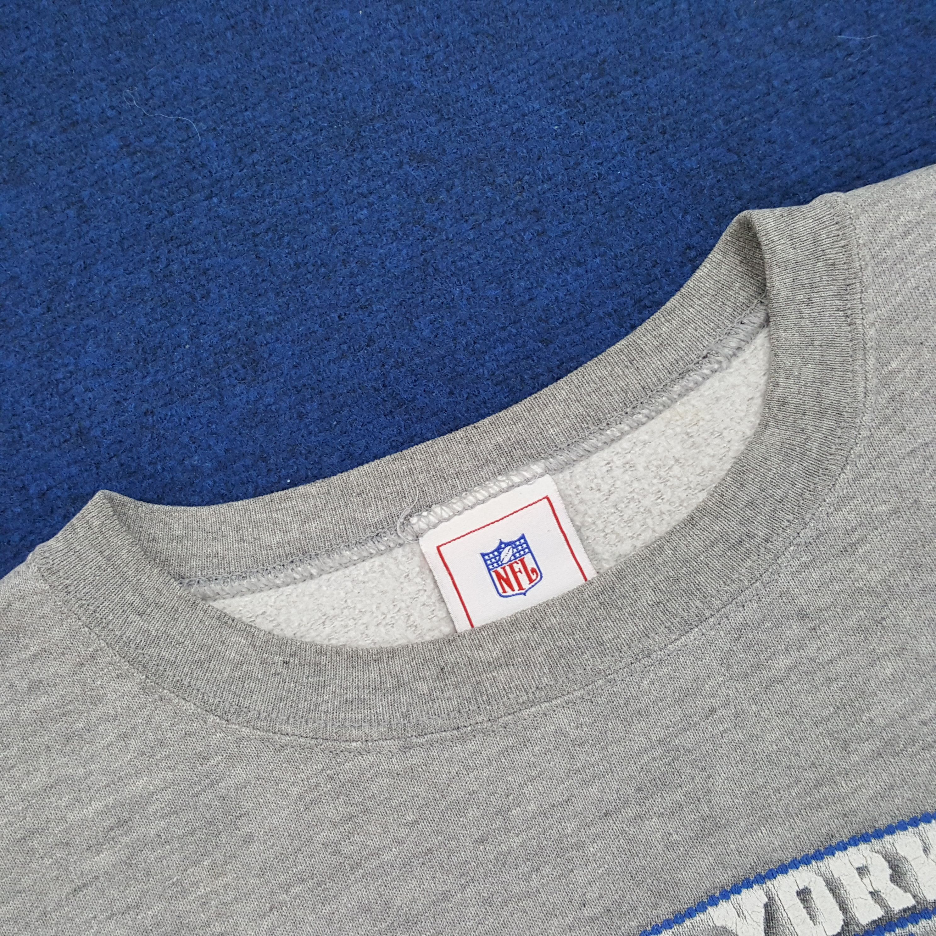 NFL × Vintage Vintage NFL New York Giants American Sports Team Sweatshirt Size US XL / EU 56 / 4 - 3 Thumbnail