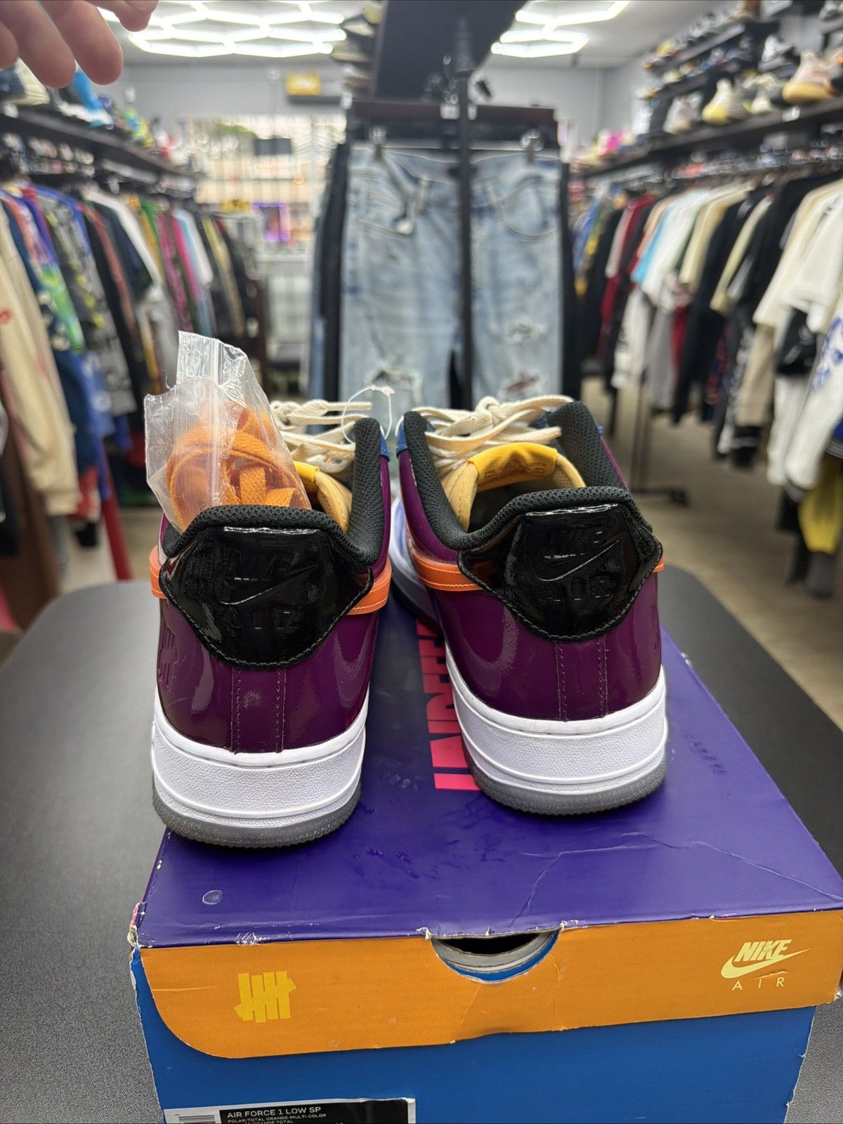 Nike Nike Undefeated x Air Force 1 Low Tota Size 11 OG All Quick Size US 11 / EU 44 - 22 Thumbnail