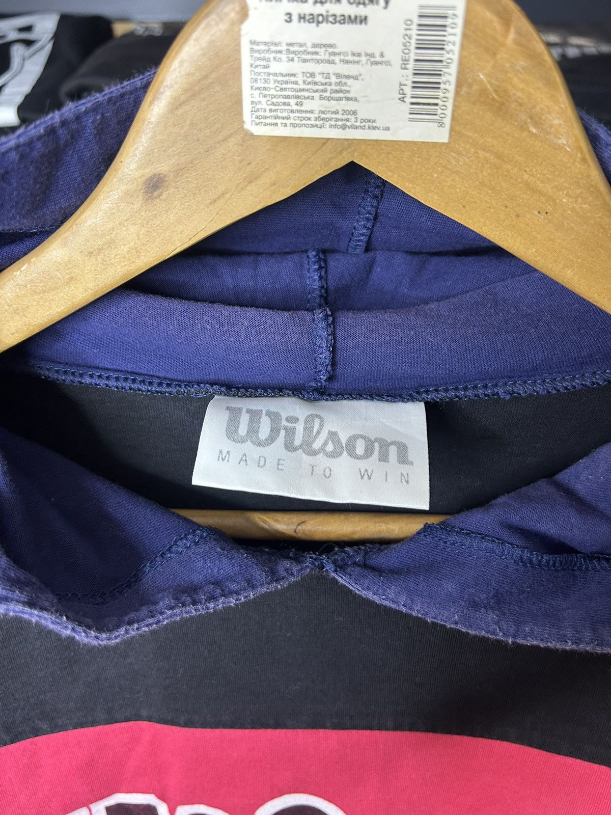 Vintage Vintage Wilson Hoodie Tee Made to Win #23 Limited USA Size US L / EU 52-54 / 3 - 3 Thumbnail