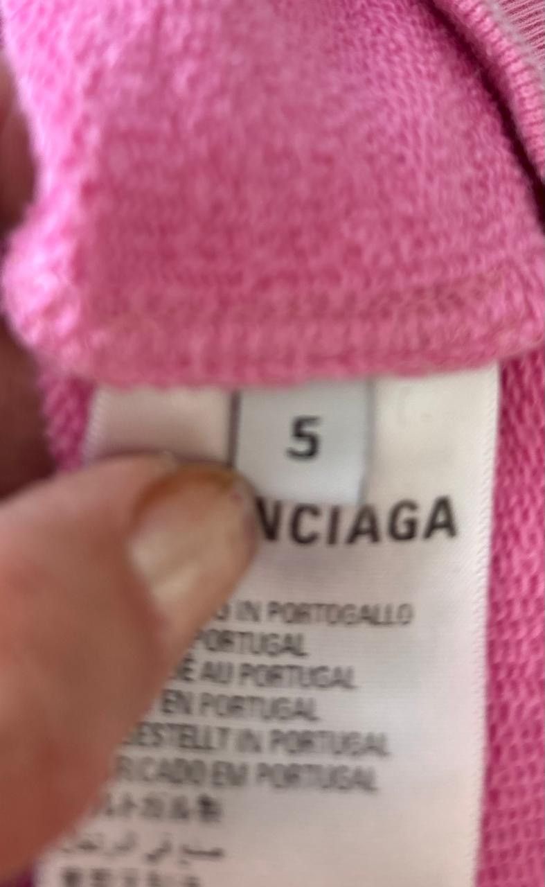 Balenciaga Balenciaga Pink Polo Hoodie Size US XXL / EU 58 / 5 - 6 Thumbnail
