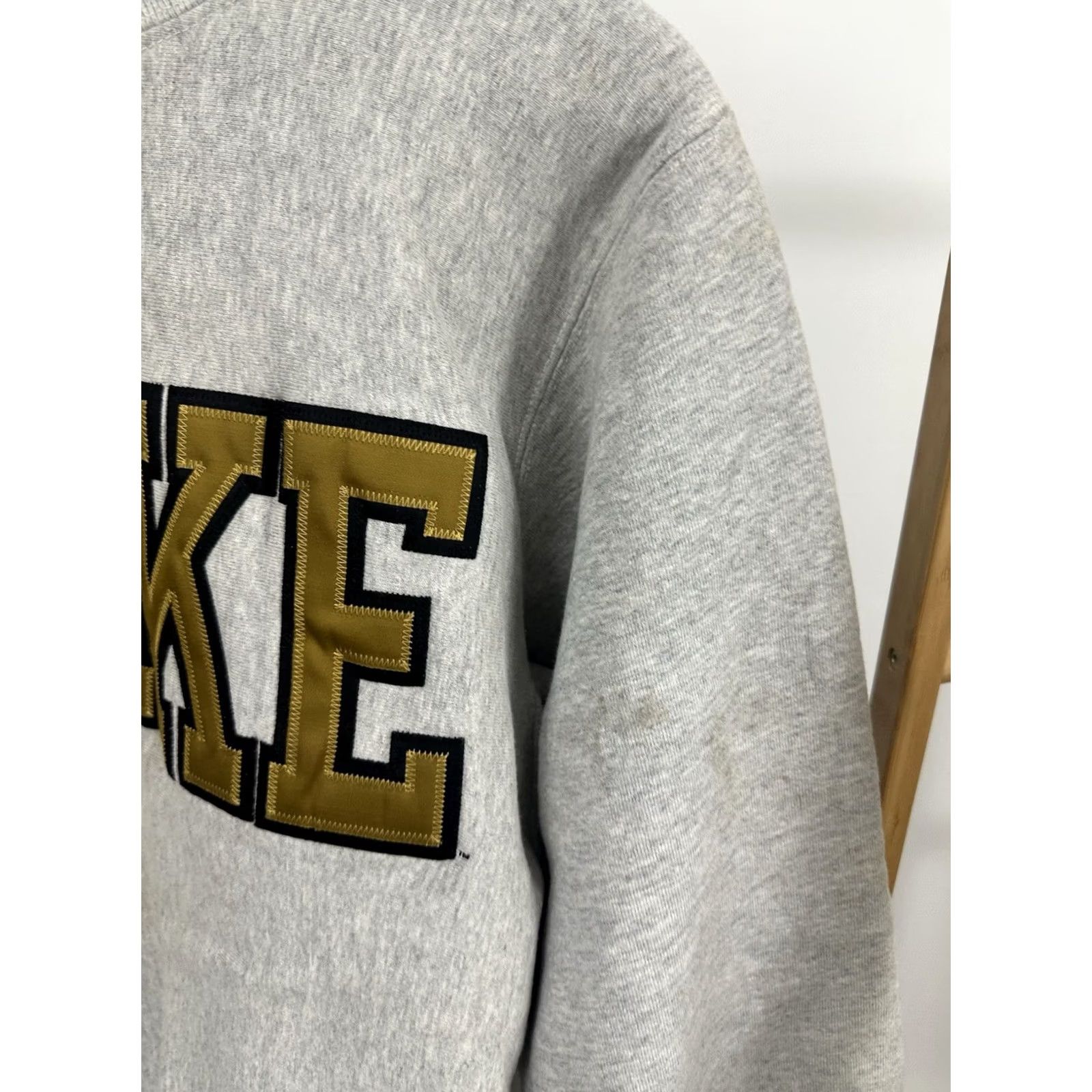 Vintage VTG Wake Forest Demon Deacons Crewneck BOXY Thick Weave Sweatshirt Size S Gray Mens Sweatshirt Size US S / EU 44-46 / 1 - 6 Thumbnail