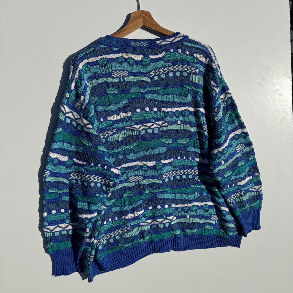 Coogi × Vintage Vintage Cardigan Cable Knit Coogi Style Australian Knit Boxy Size US L / EU 52-54 / 3 - 2 Thumbnail