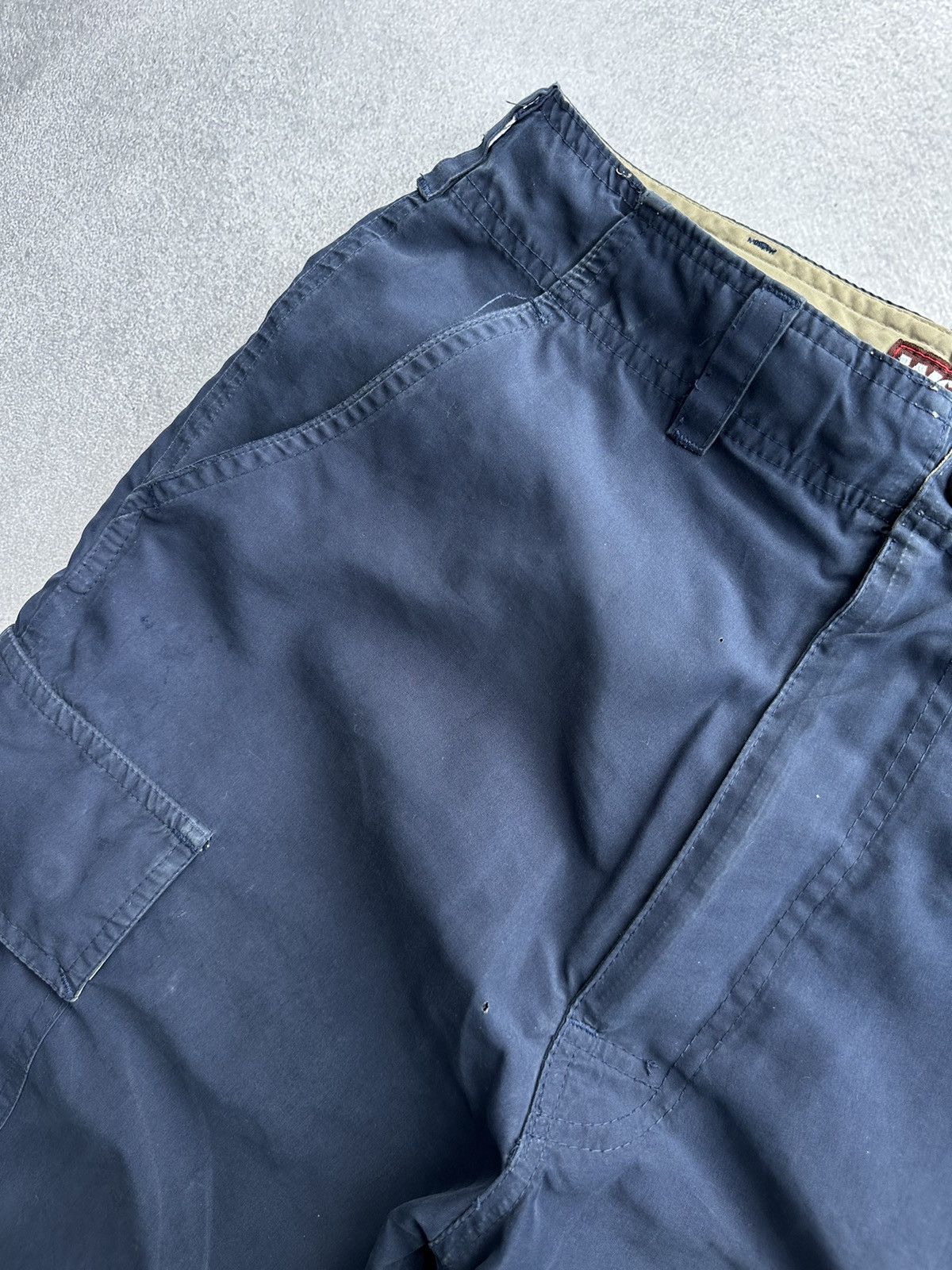 Vintage × World Industries Vintage World Industries 90sUSA Nylon Distressed Cargo Pants Size US 28 / EU 44 - 10 Thumbnail