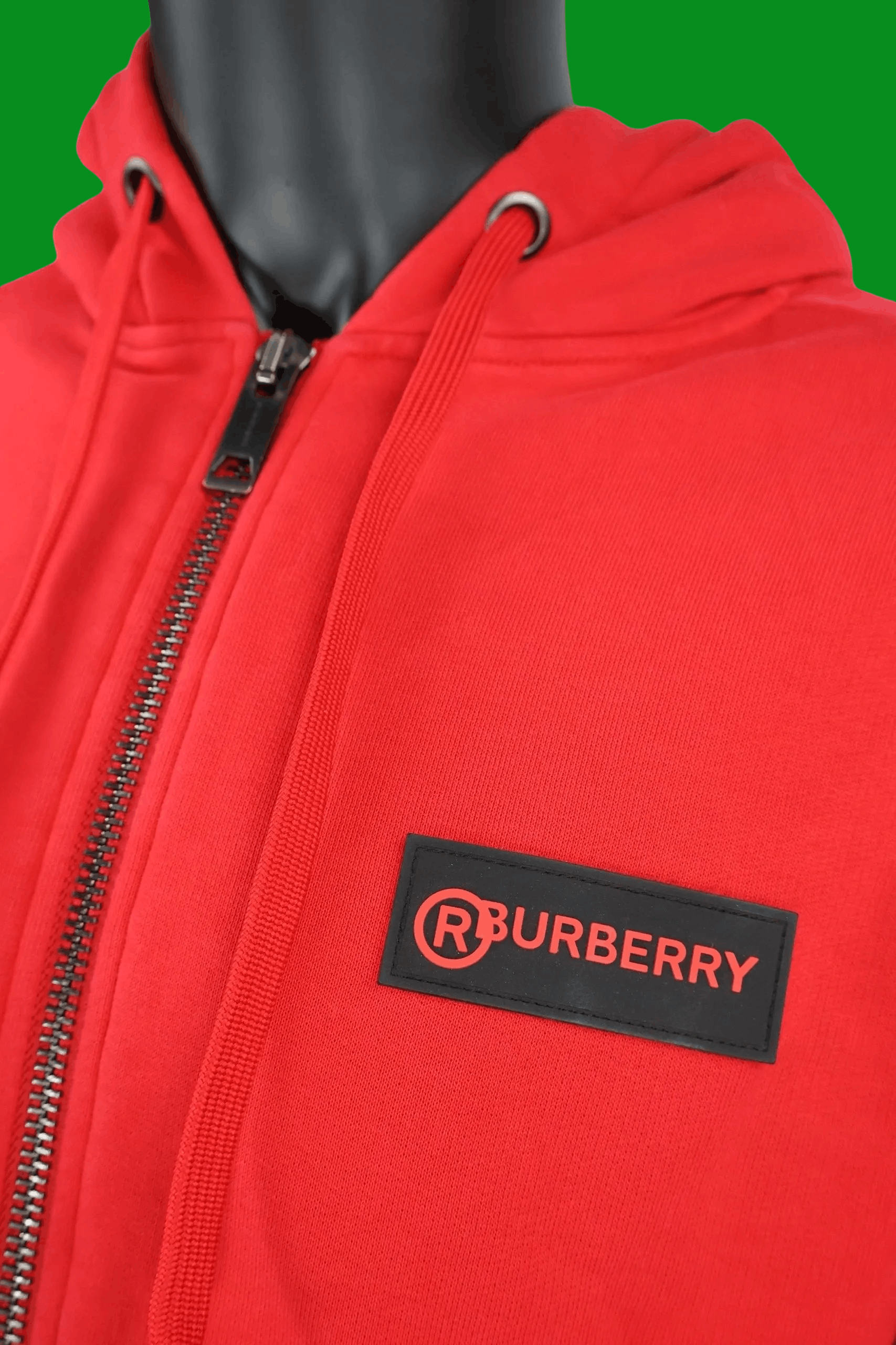 Burberry Burberry Red Track Jacket – Nova Check Sleeve Size US M / EU 48-50 / 2 - 4 Thumbnail