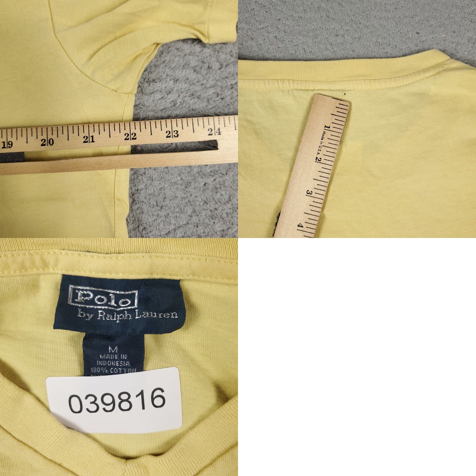 Ralph Lauren Polo Ralph Lauren T Shirt Mens Medium Yellow Pony Casual Short Sleeve Polo Ralph Lauren T Shirt Mens Medium Yellow Pony Casual Short Sleeve Size US M / EU 48-50 / 2 - 8 Thumbnail