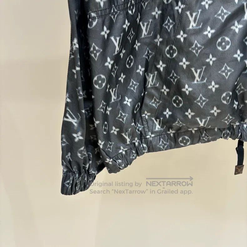 Louis Vuitton Louis Vuitton Black and grey logo full-print hooded zip-up Size XS / US 0-2 / IT 36-38 - 5 Thumbnail