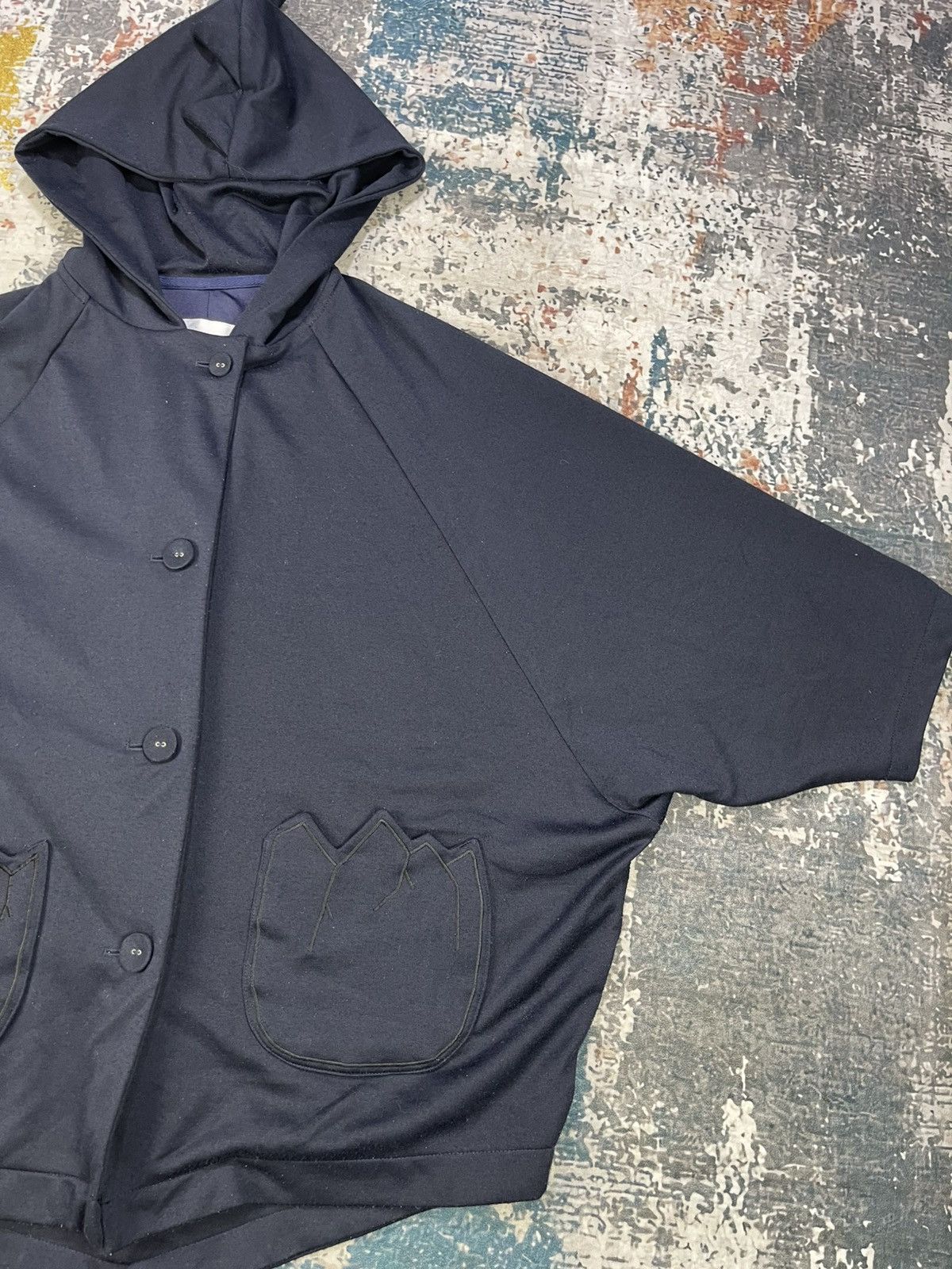 Japanese Brand Rivet And Surge JP Dino Dragon Button Down Hooded Sweatshirt Size ONE SIZE - 3 Thumbnail
