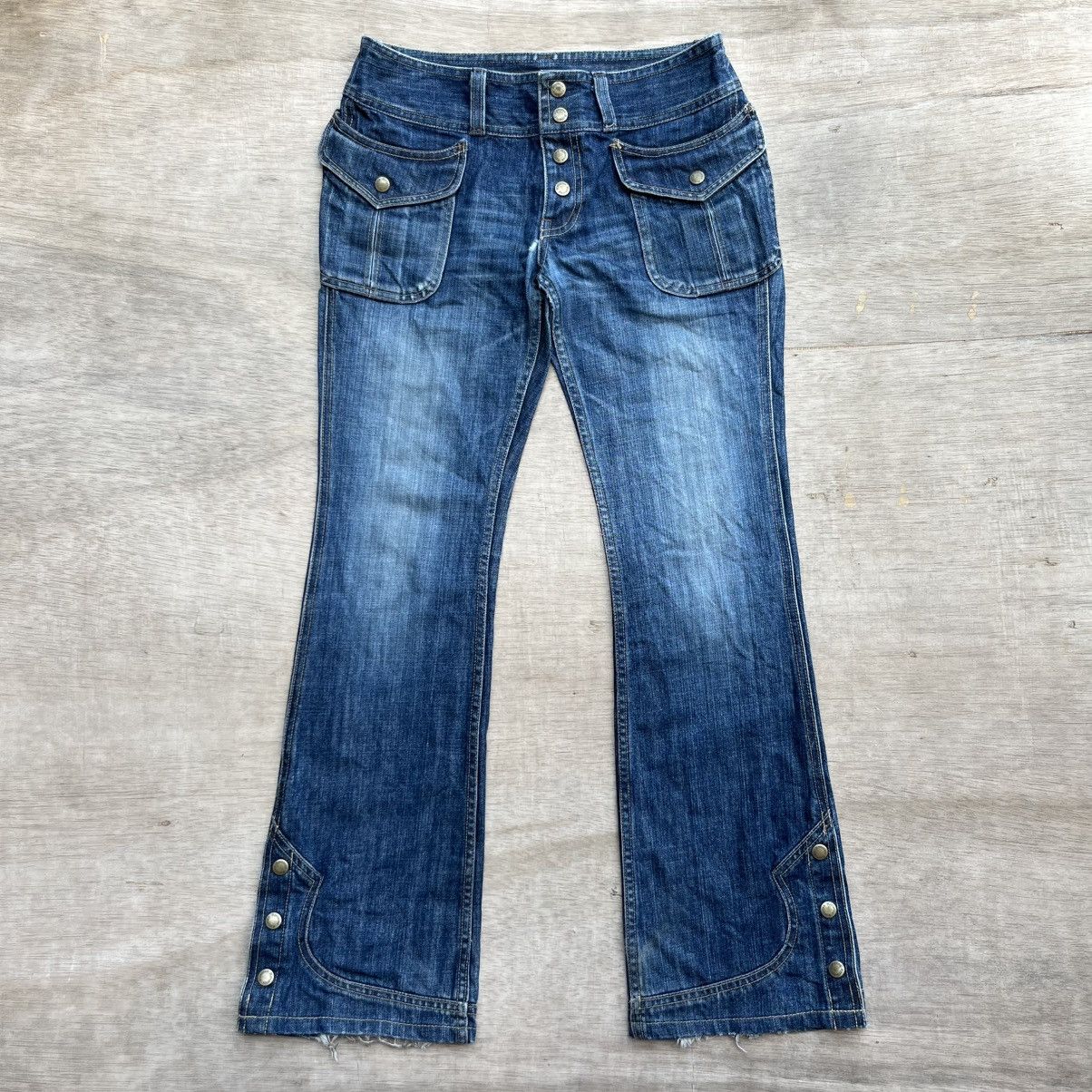 Hysteric Glamour HYSTERIC GLAMOUR FLARE DENIM Size 30" / US 8 / IT 44 - 1 Thumbnail