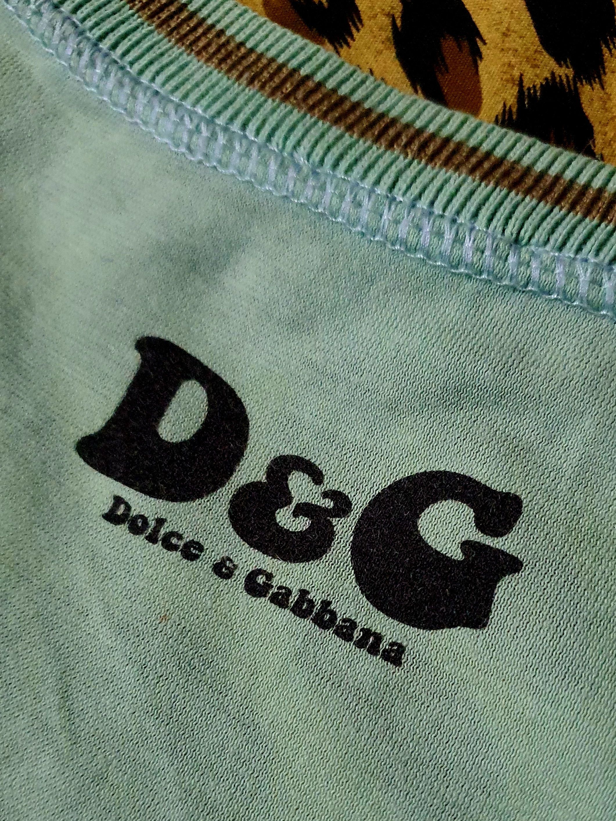Dolce & Gabbana (D&G) Dolce & Gabbana 'Koss Stereophones' V-neck Ringer Size US S / EU 44-46 / 1 - 8 Thumbnail