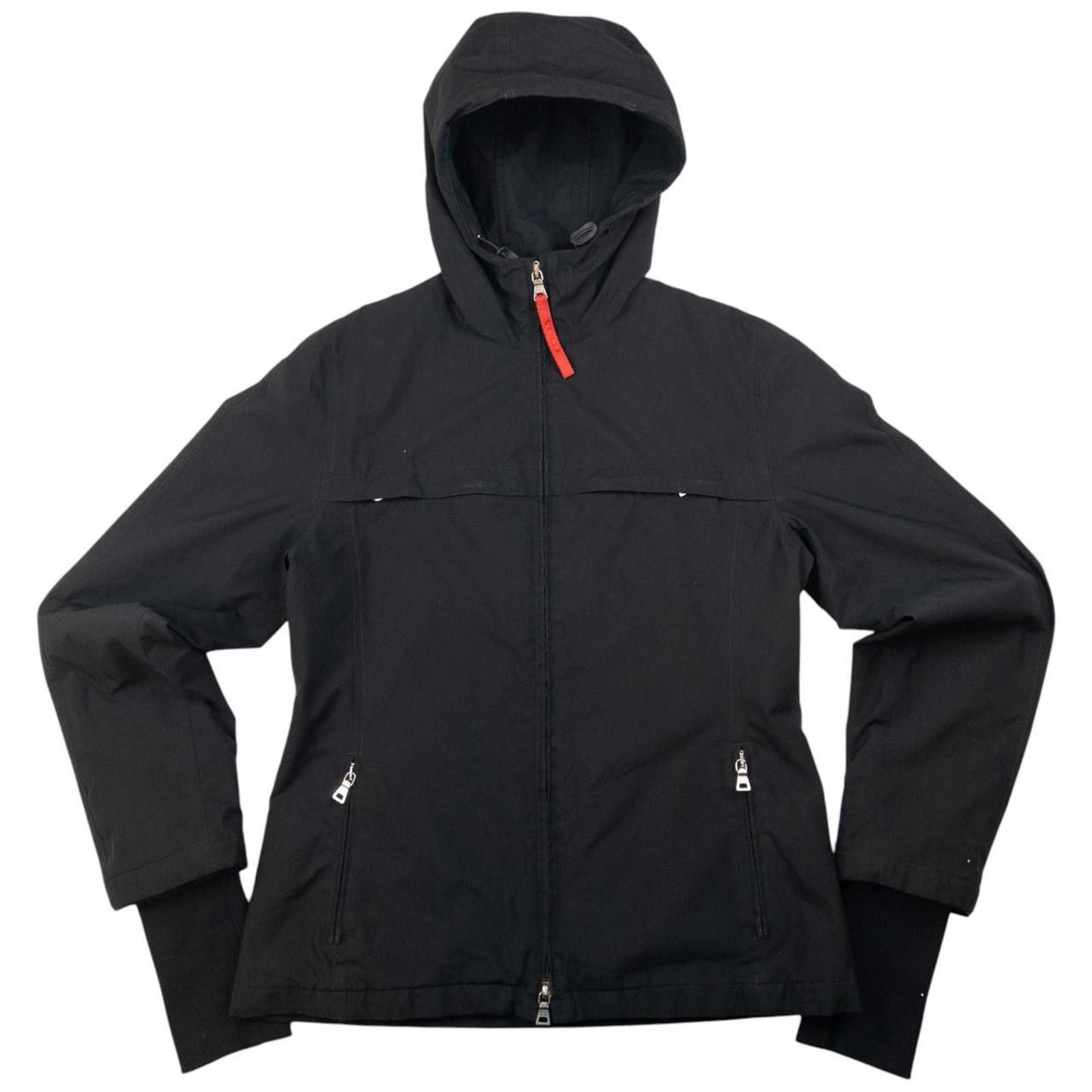 Prada 2000s Prada Sport Goretex Nylon Padded Multizip Jacket