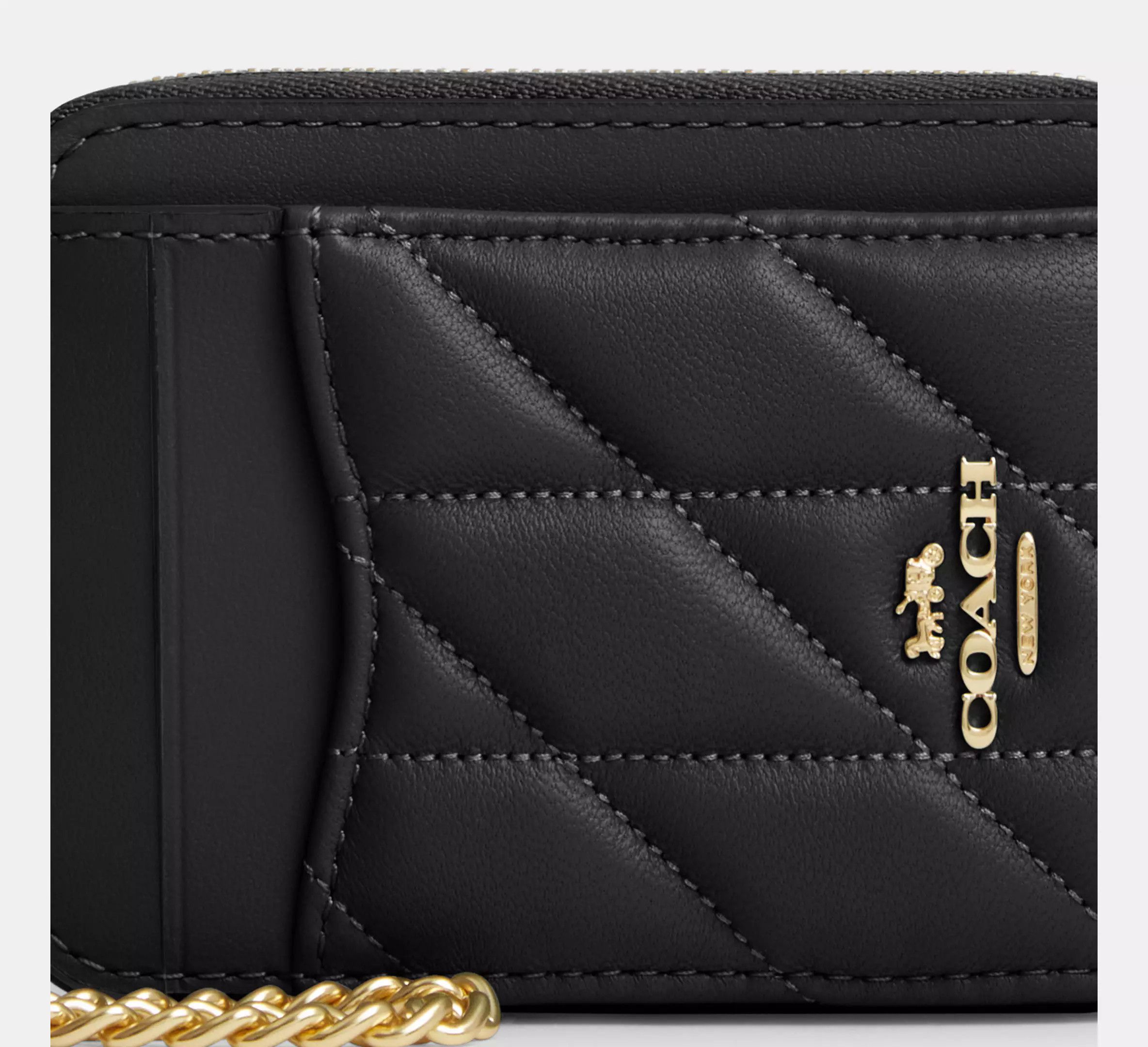 Coach NWT Coach Zip Card Case With Quilting CZ467 Size ONE SIZE - 6 Thumbnail