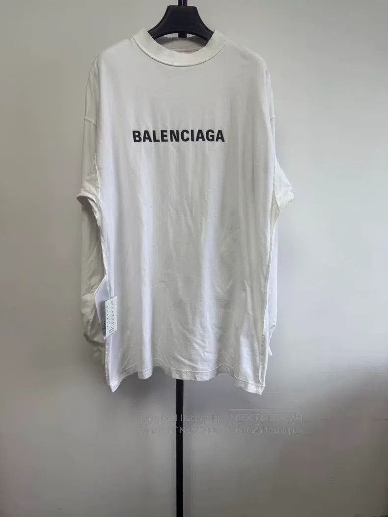 Other Balenciaga Letter print round neck long-sleeve sweatshirt Size US S / EU 44-46 / 1 - 1 Thumbnail