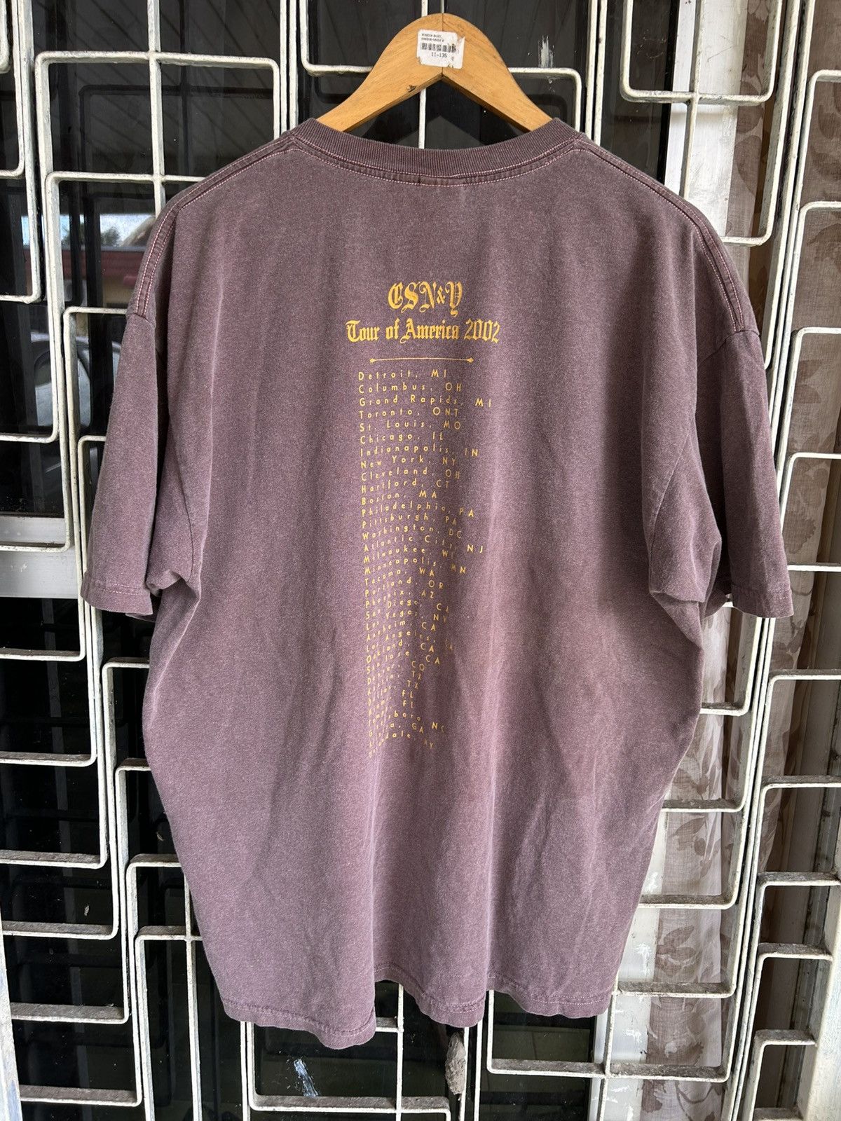 💥 VINTAGE CROSBY STILLS NASH YOUNG WORLD TOUR TEES
