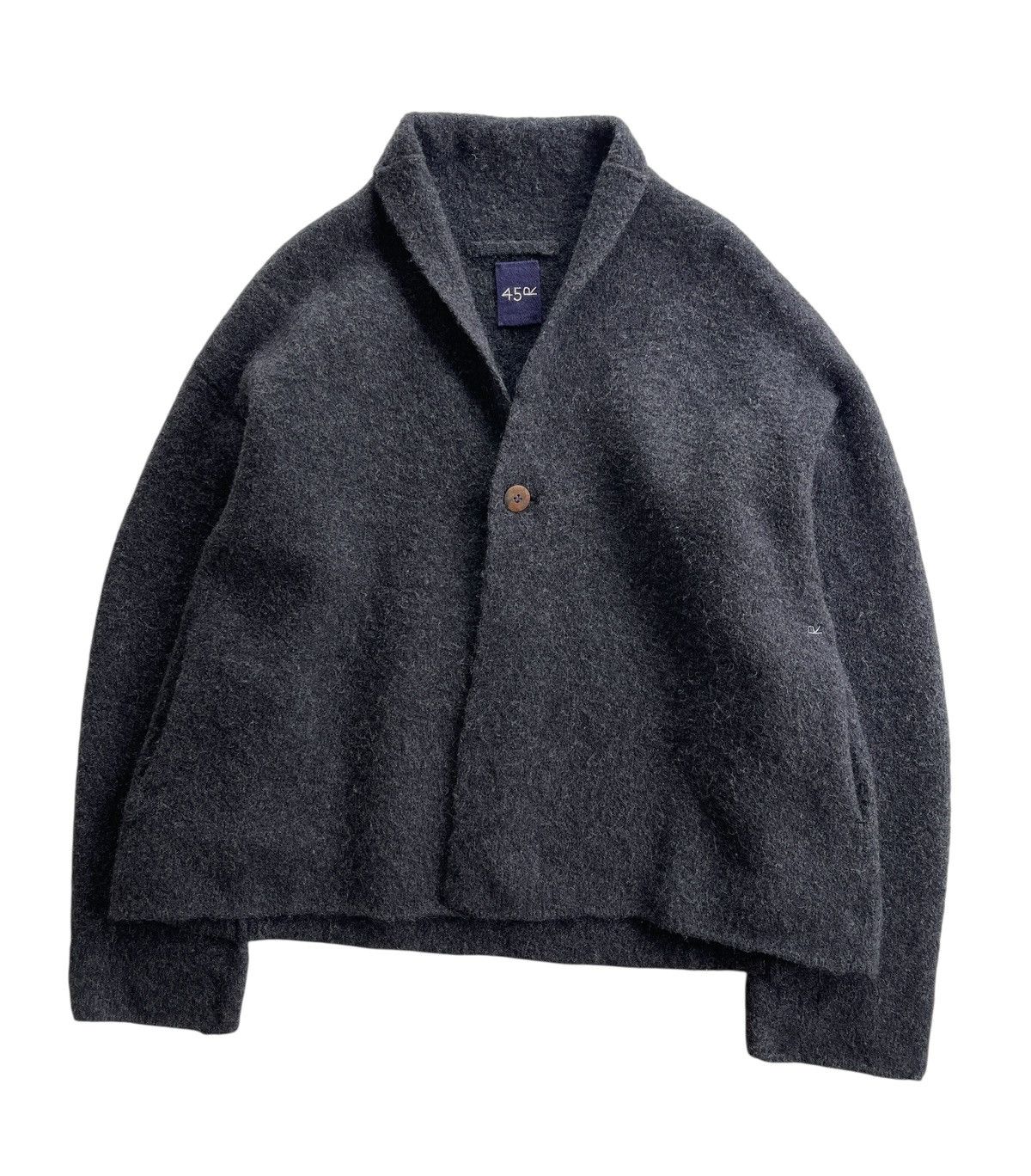 45rpm 45rpm Wool Felted Cropped Jacket Size L / US 10 / IT 46 - 1 Thumbnail